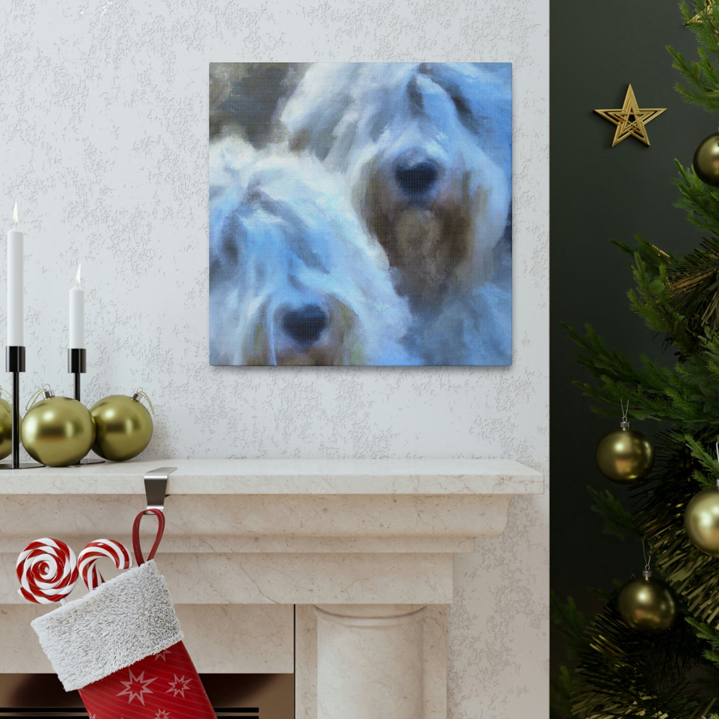 Old English Sheepdog Dream - Canvas