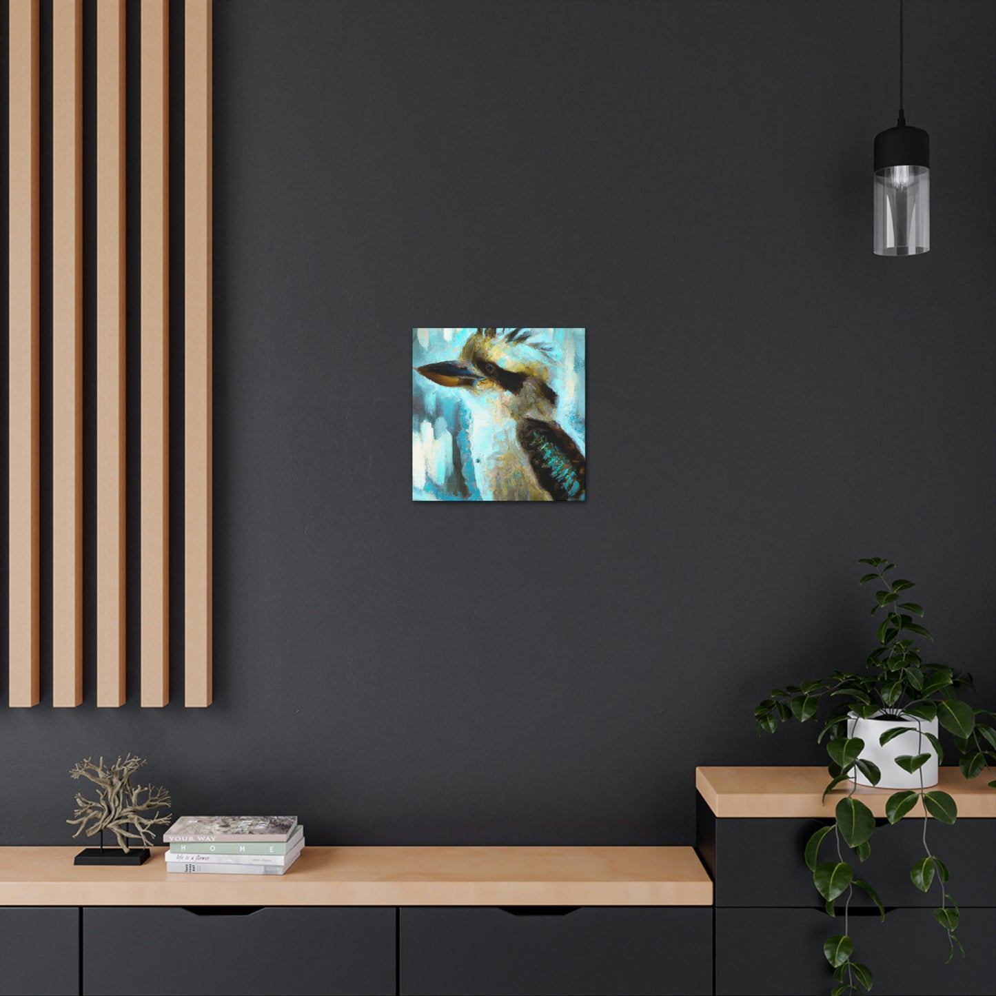 Kookaburra in Flight - Canvas