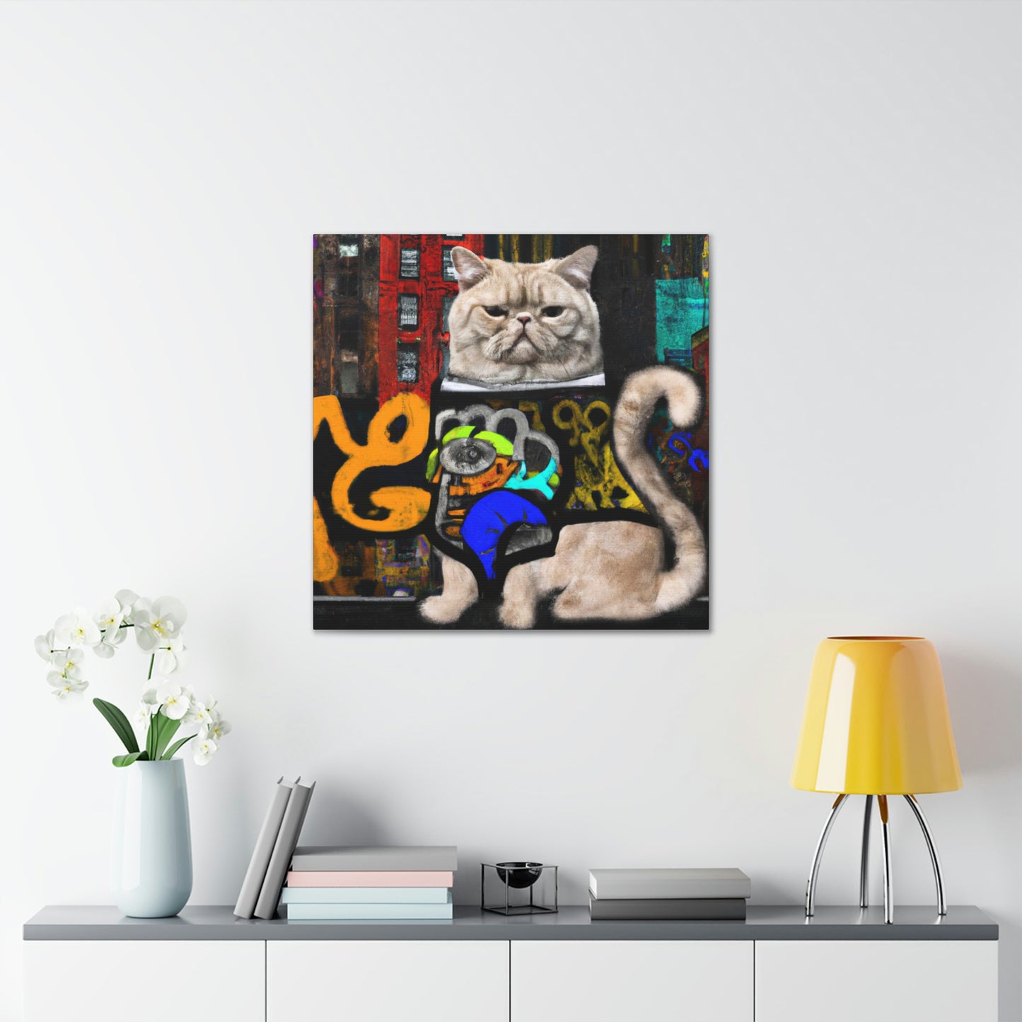 Kitty in Splendour - Canvas