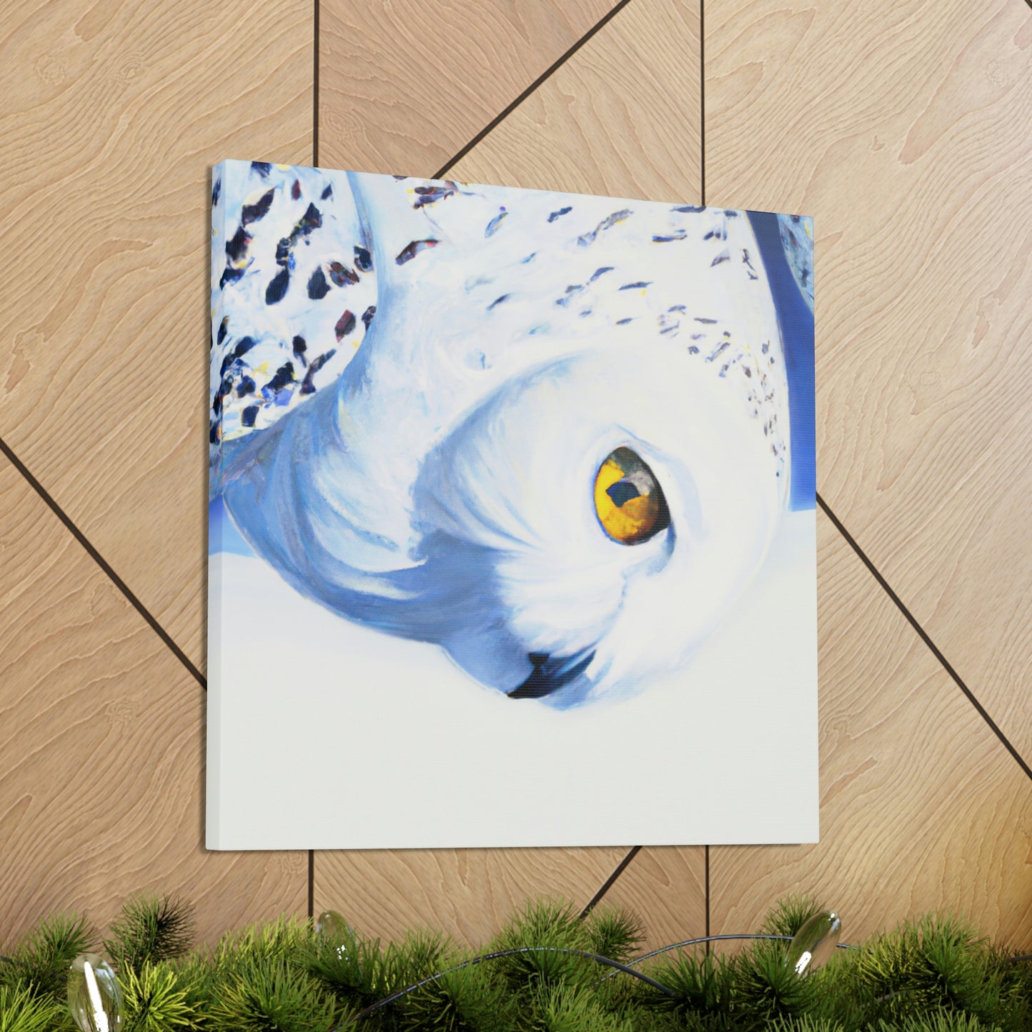 Snowy Owl Splendor - Canvas