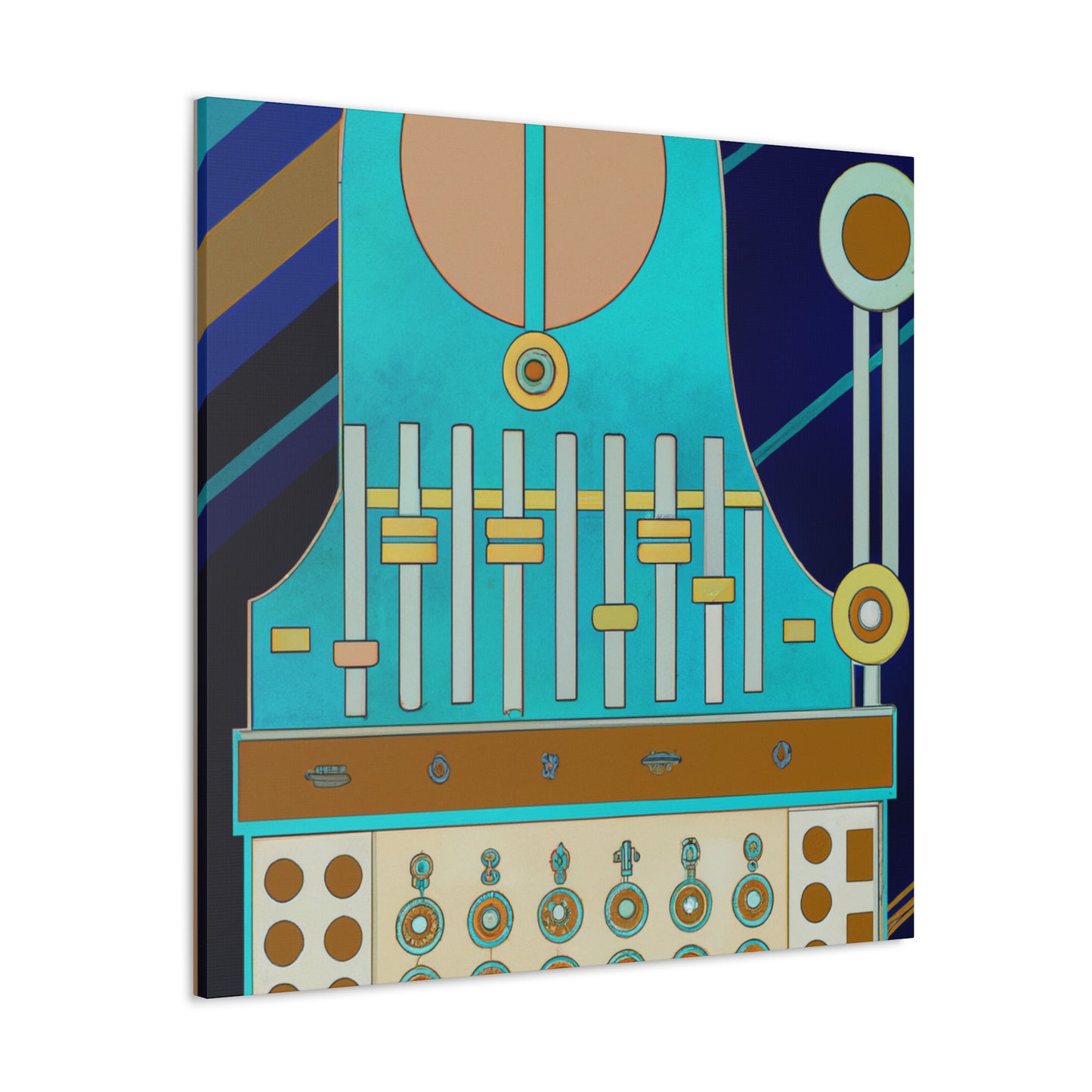 "Deco Orchestra Harmonized" - Canvas