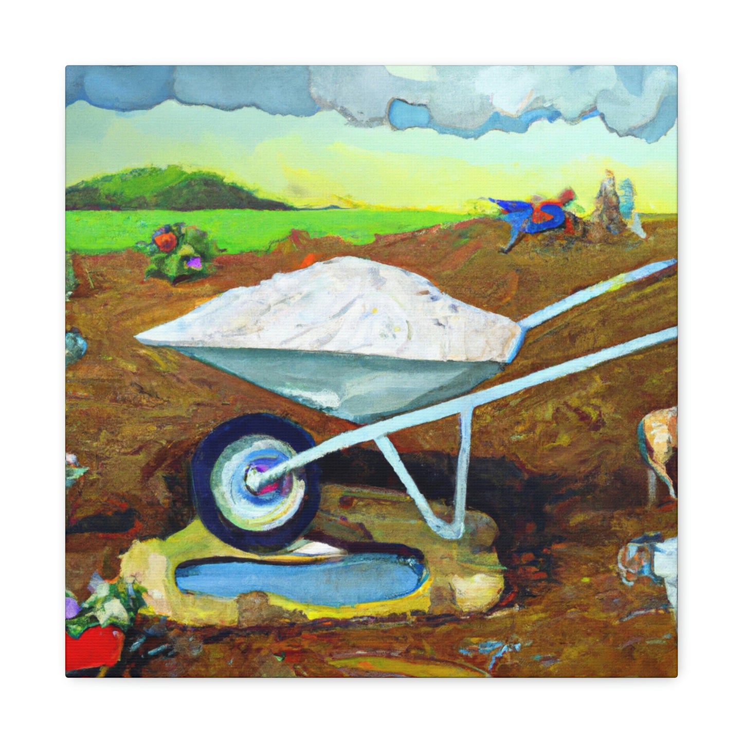 Wheelbarrow in Wonderland - Canvas