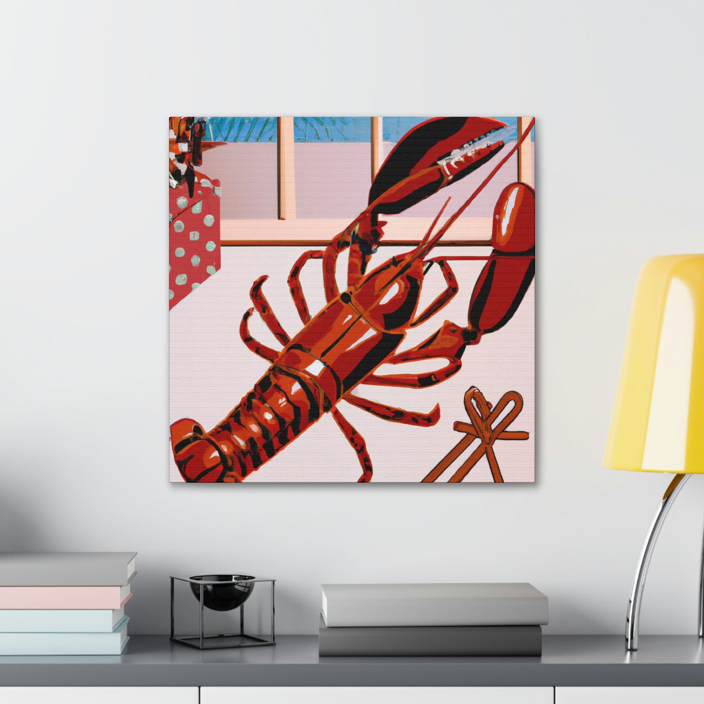 "Lobster's Glow Glamours" - Canvas