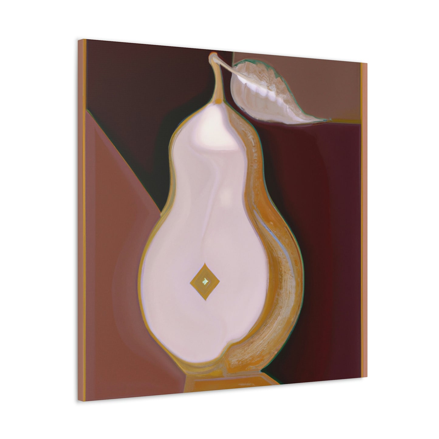 "Pear in Art Deco". - Canvas