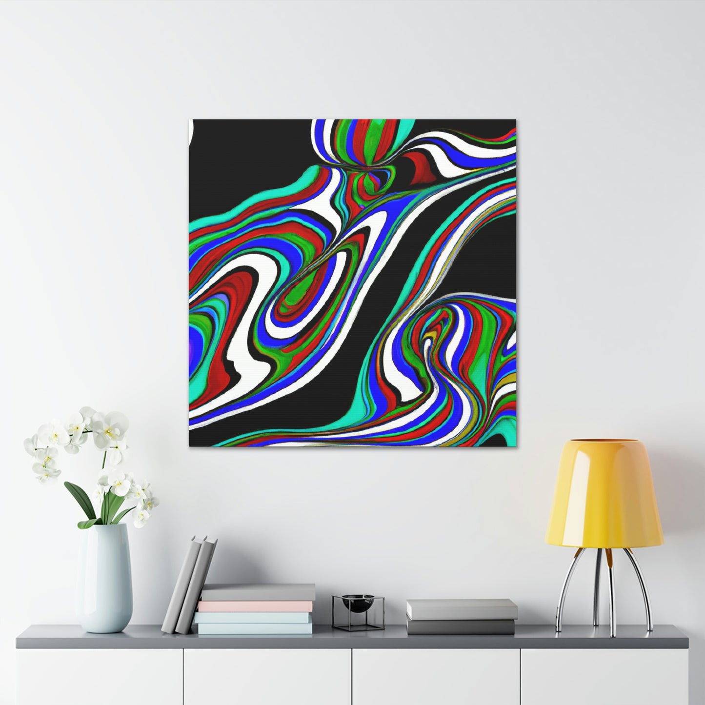 "Serenely Swirling Whorls" - Canvas