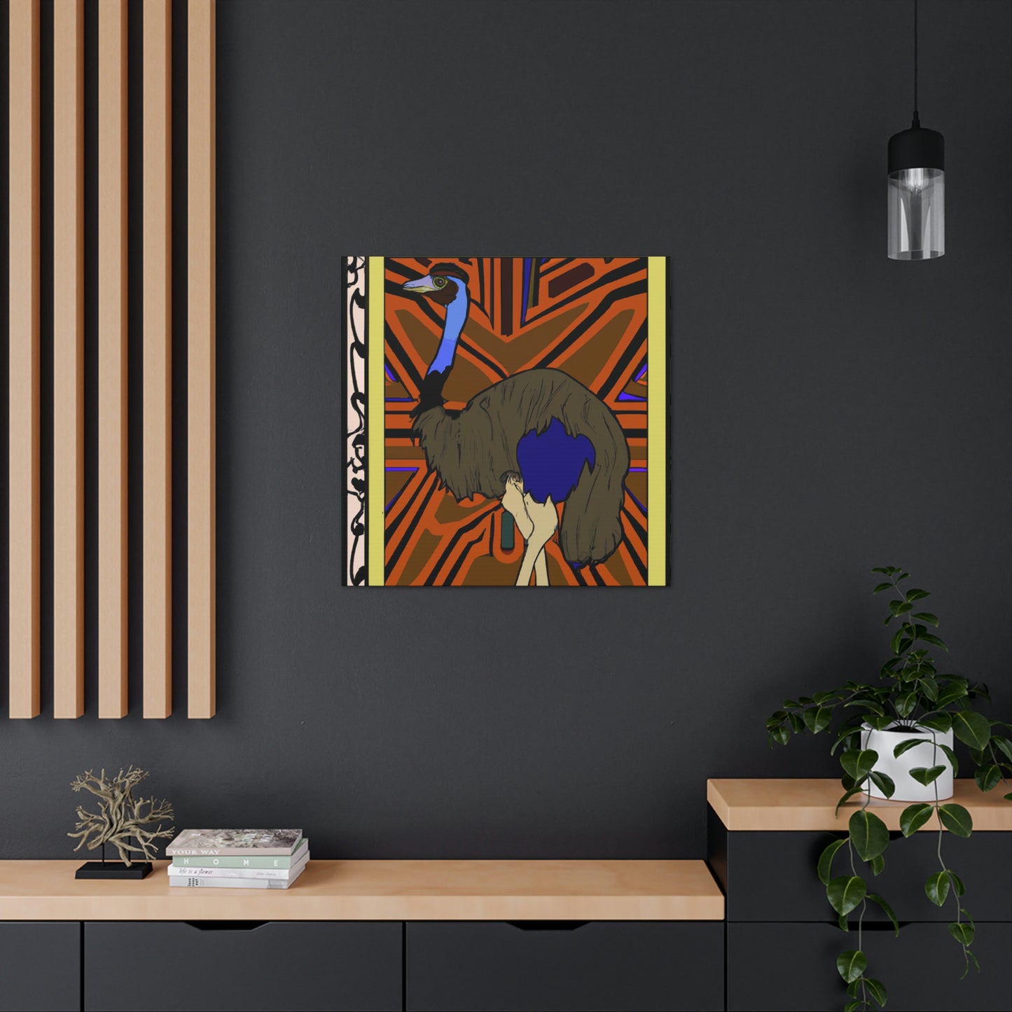 "Emerging Emu Artwork" - Canvas