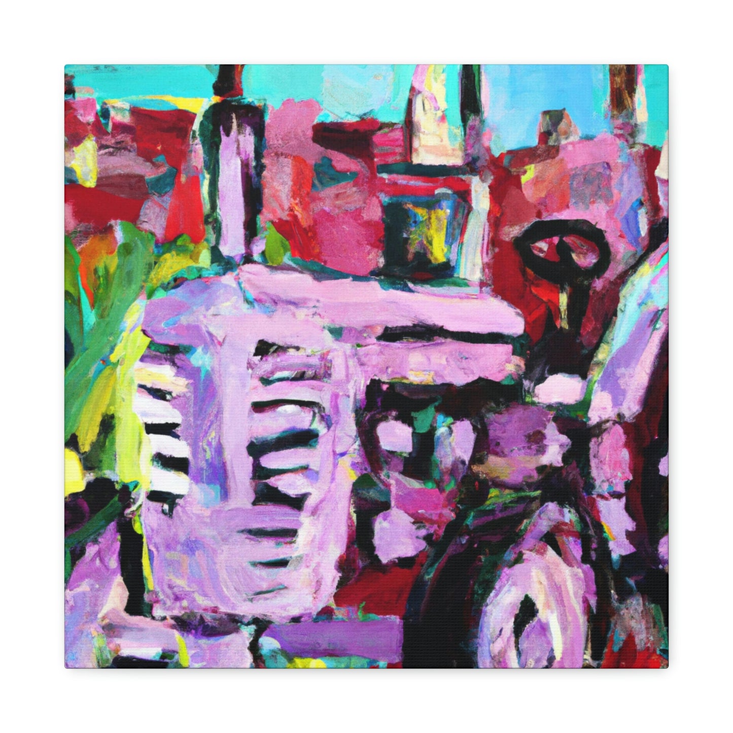 "Tractor of Expressionism" - Canvas