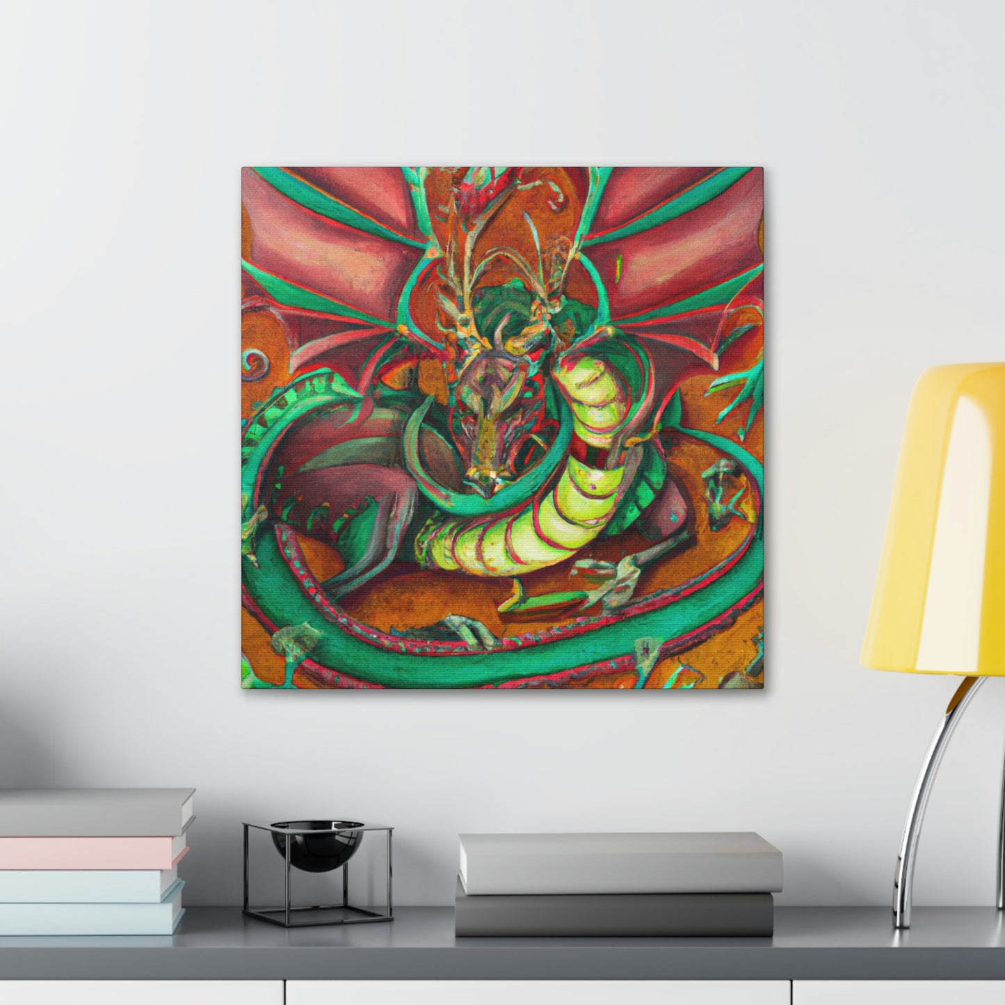 "Dragon in the Jazz Age" - Canvas