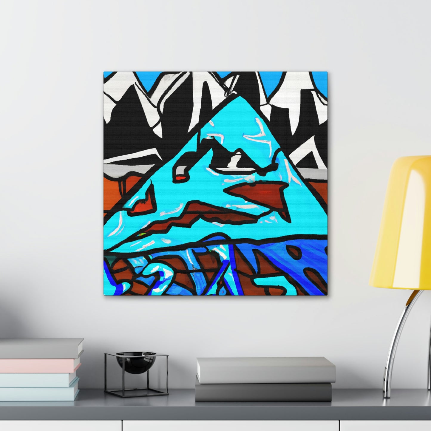 Glacial Majesty Expressed - Canvas