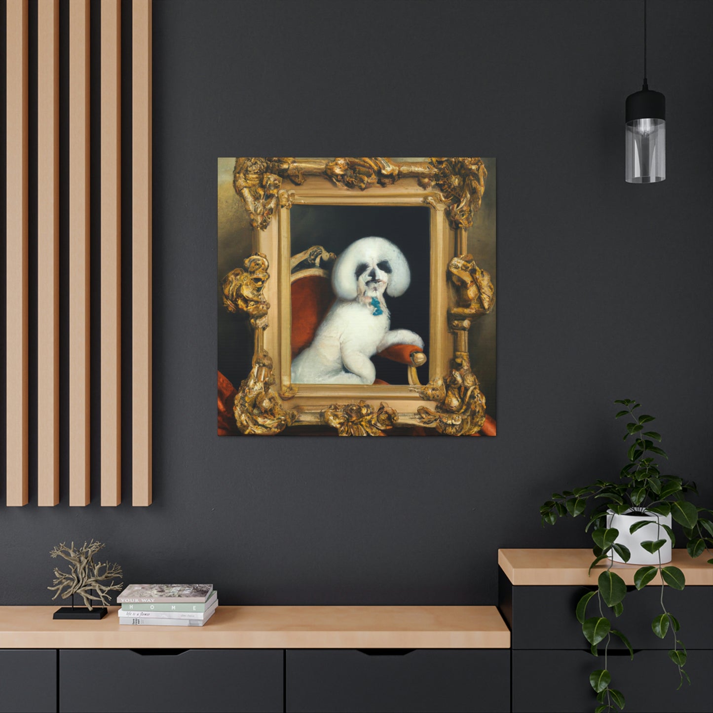 "Bichon Frise Adored" - Canvas