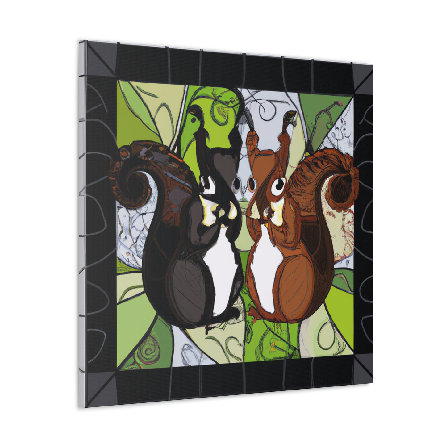 Squirrels in Motion - Canvas