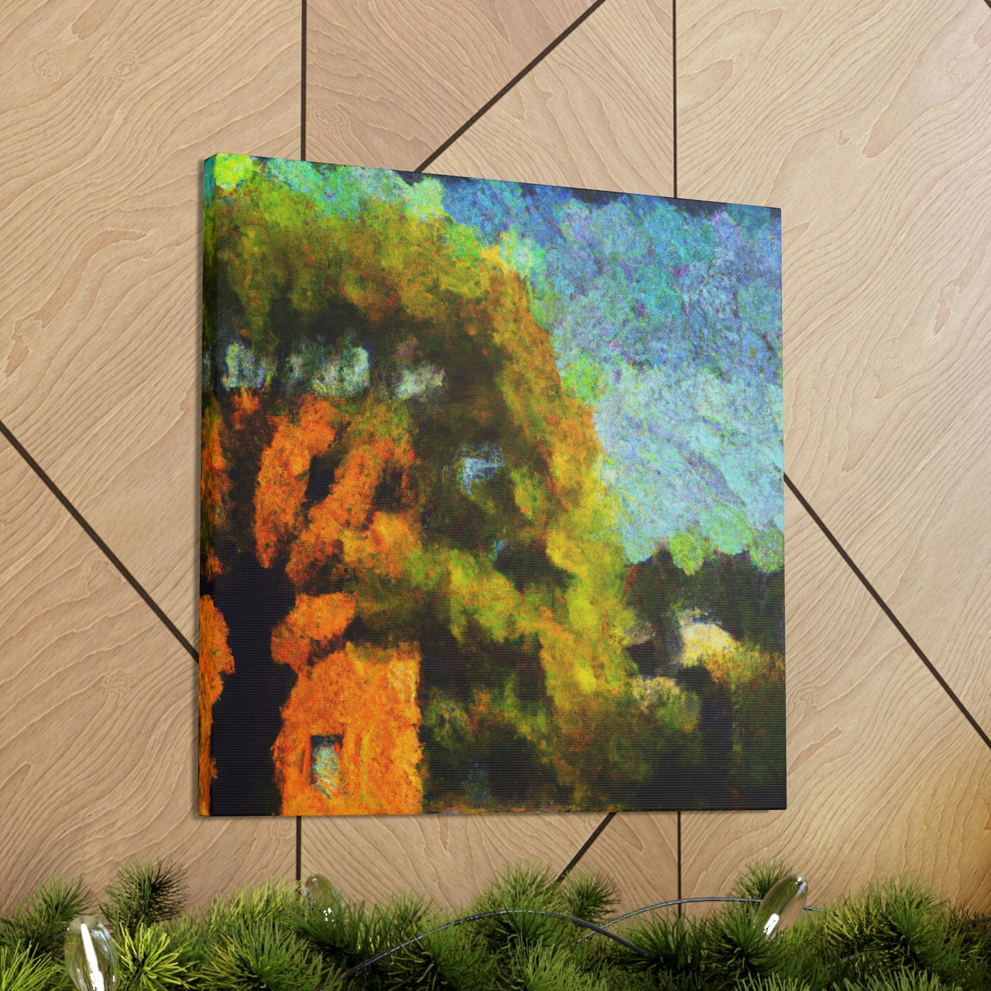 Oak Tree Splendor. - Canvas