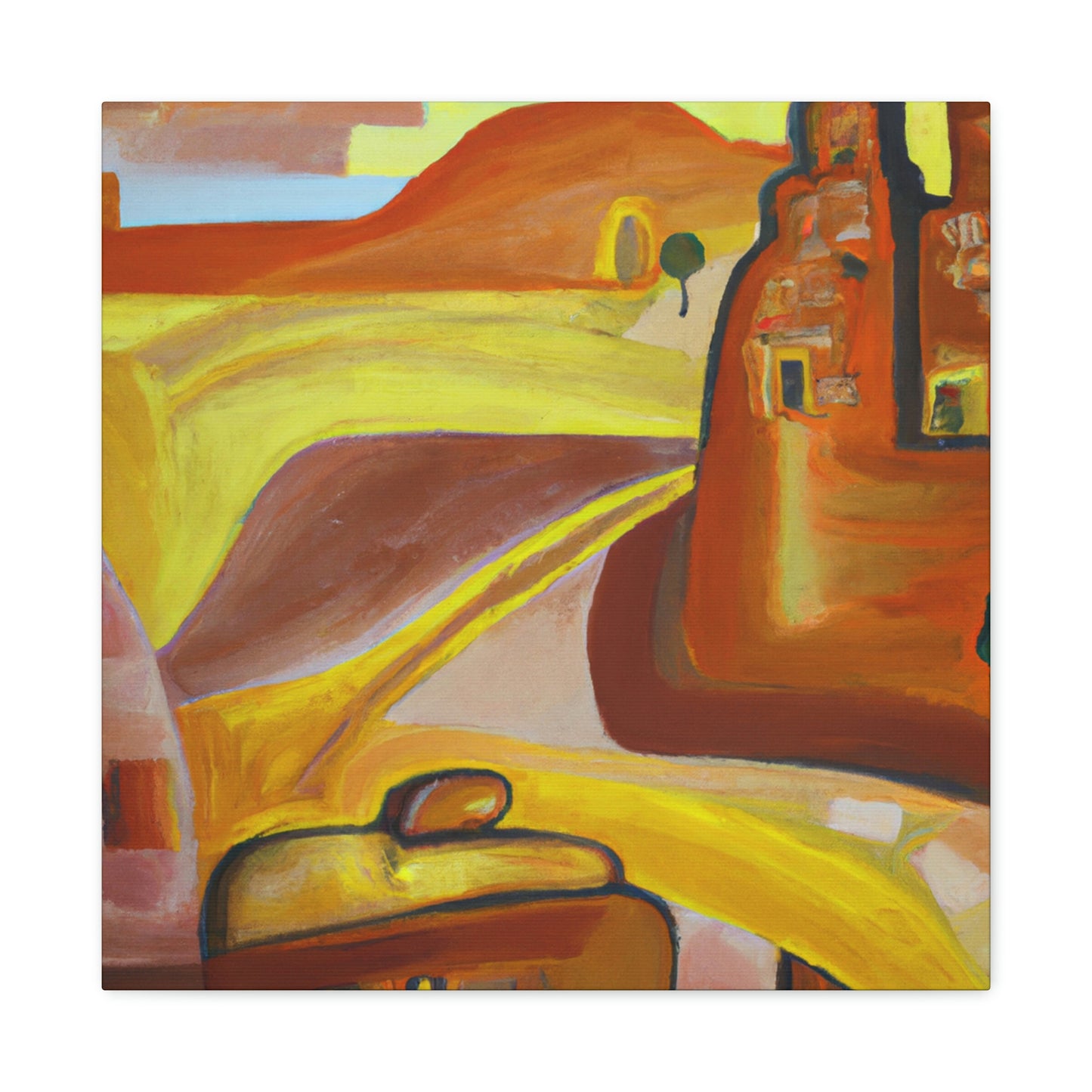 Desert in Expressionism - Canvas