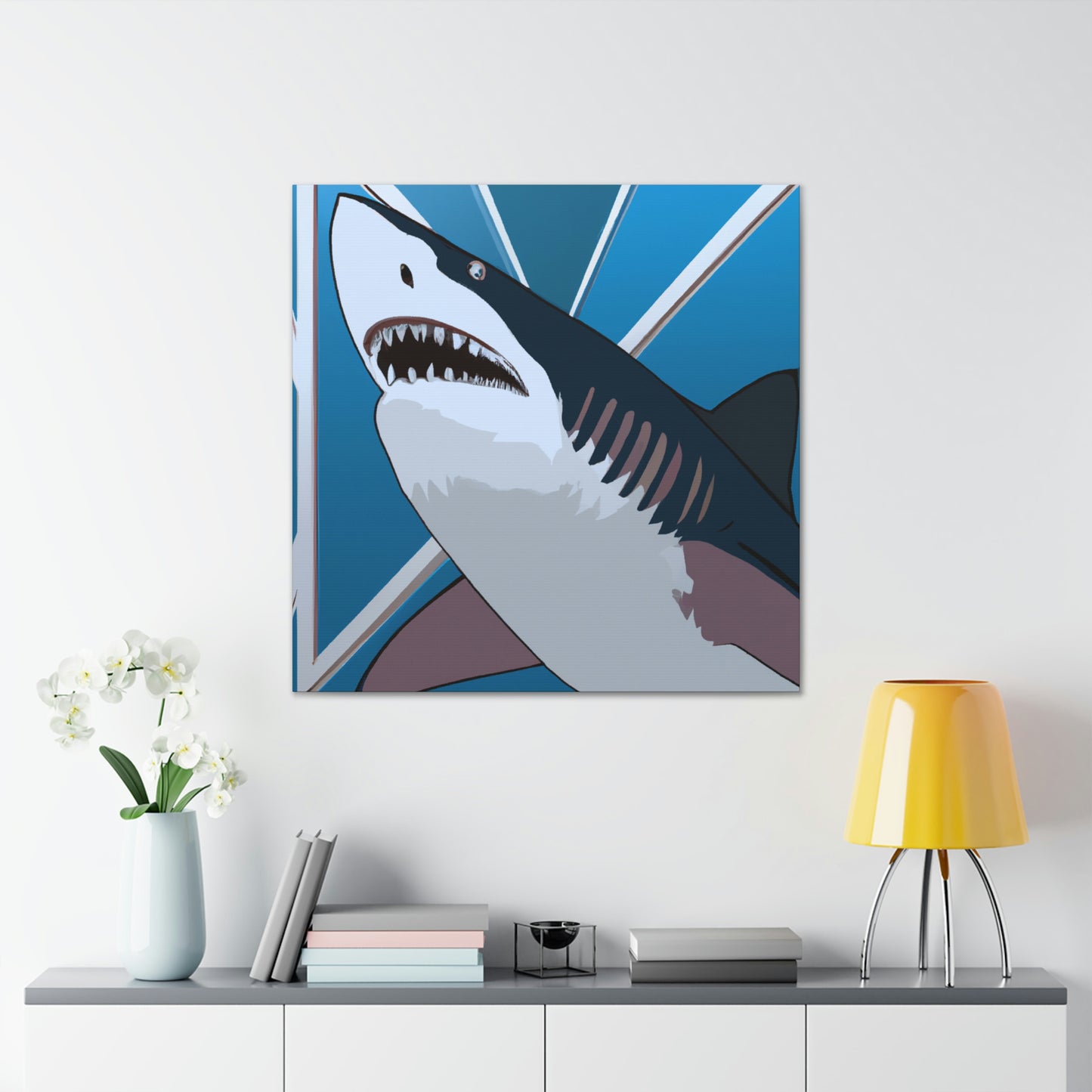 "Sharp Teeth of Style" - Canvas