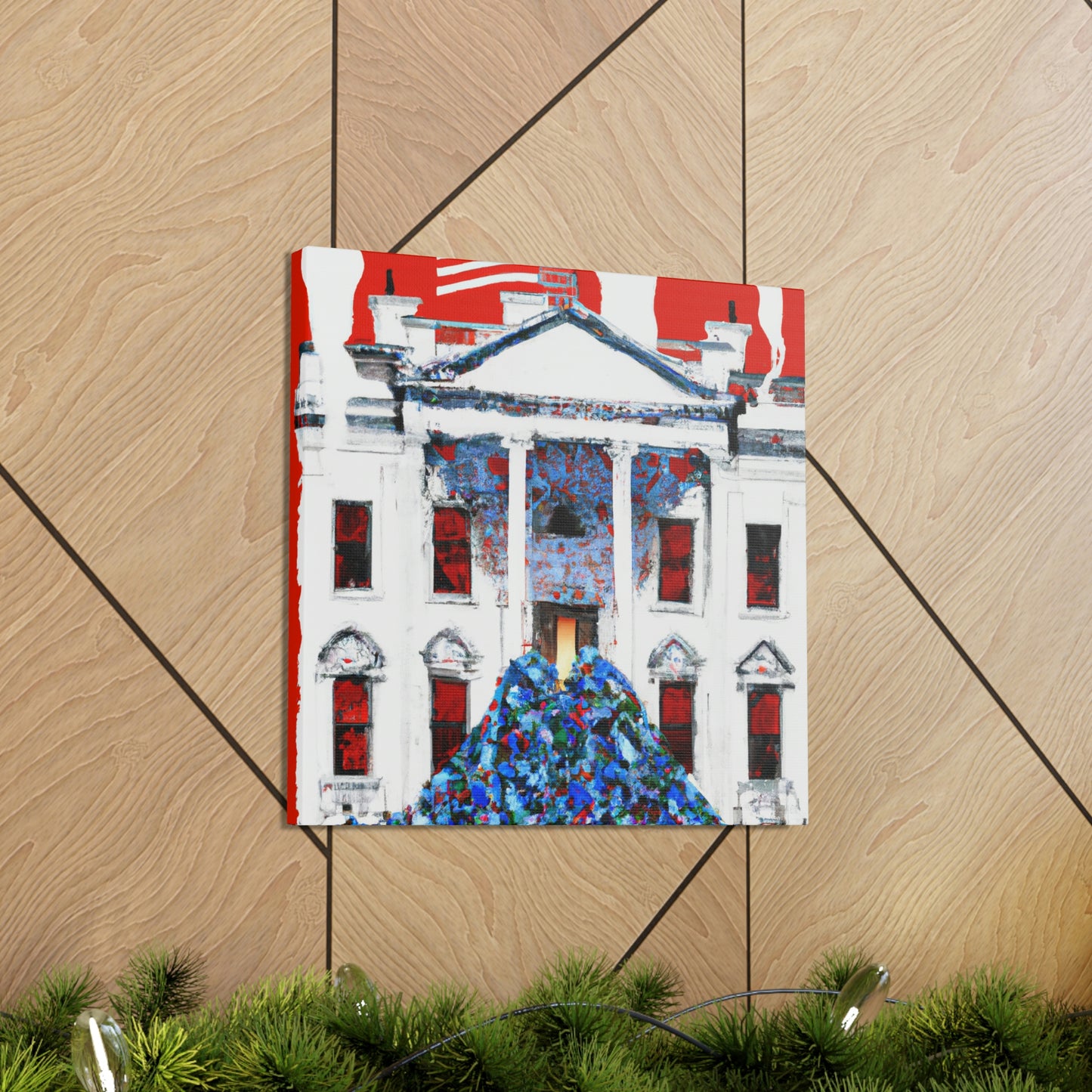 The White House Grandeur - Canvas