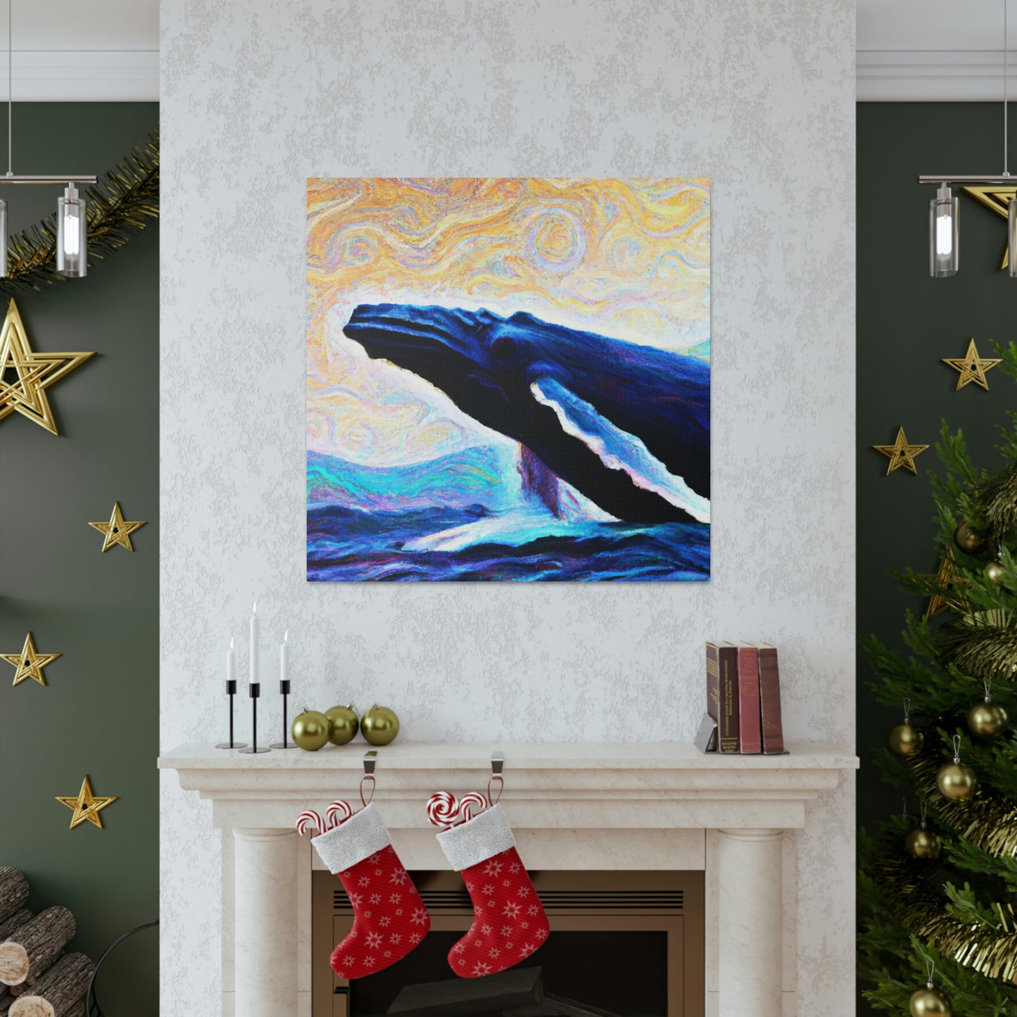 "Humpback Whale Enchantment" - Canvas