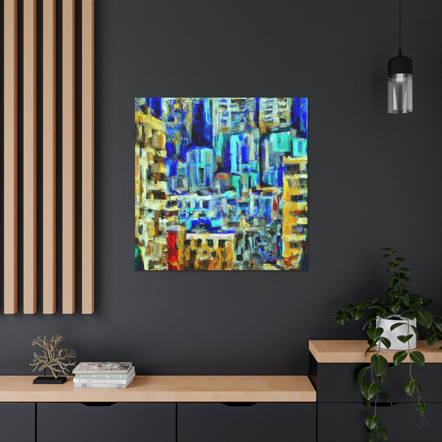 "International Style Viewpoint" - Canvas