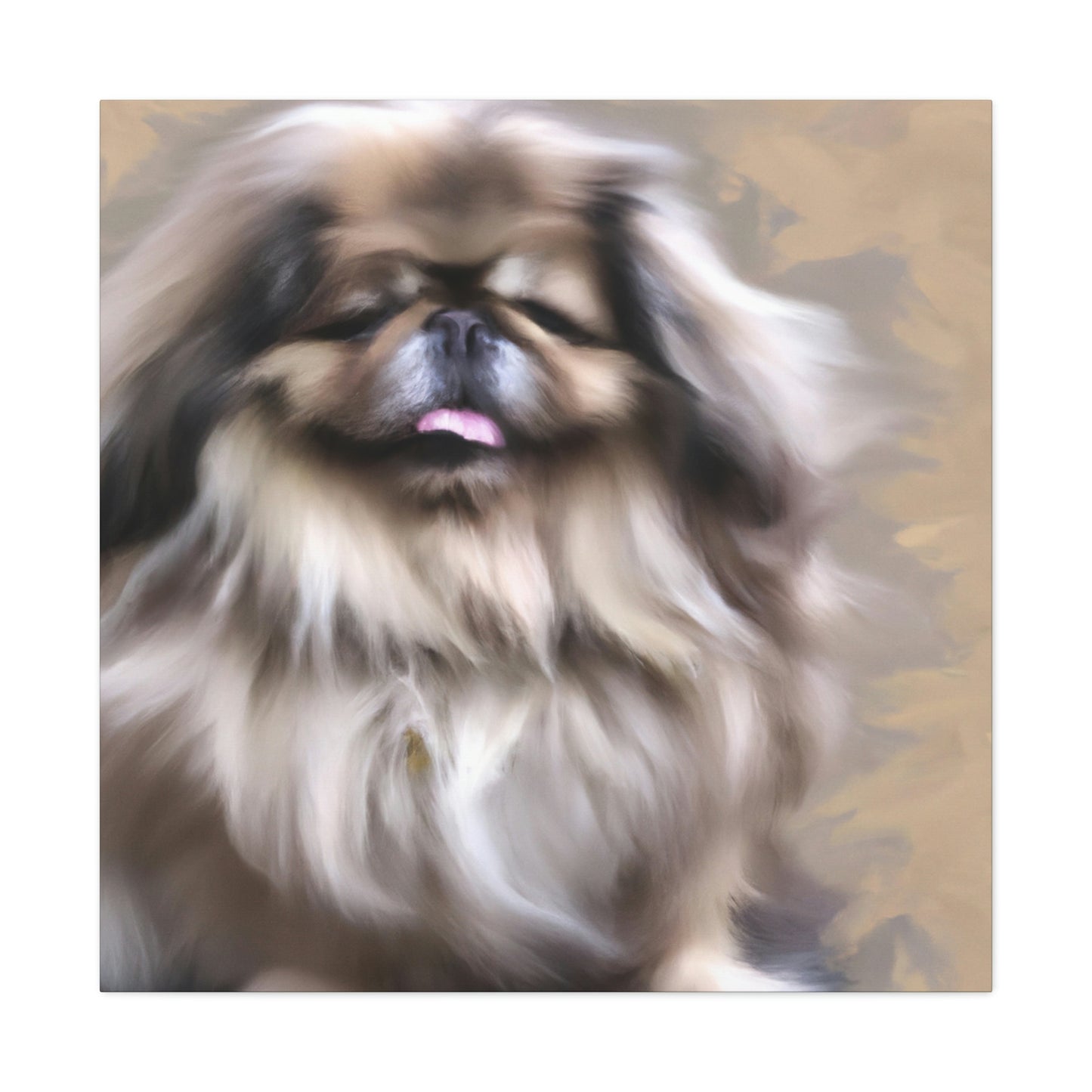 "Pekingese at Playtime" - Canvas