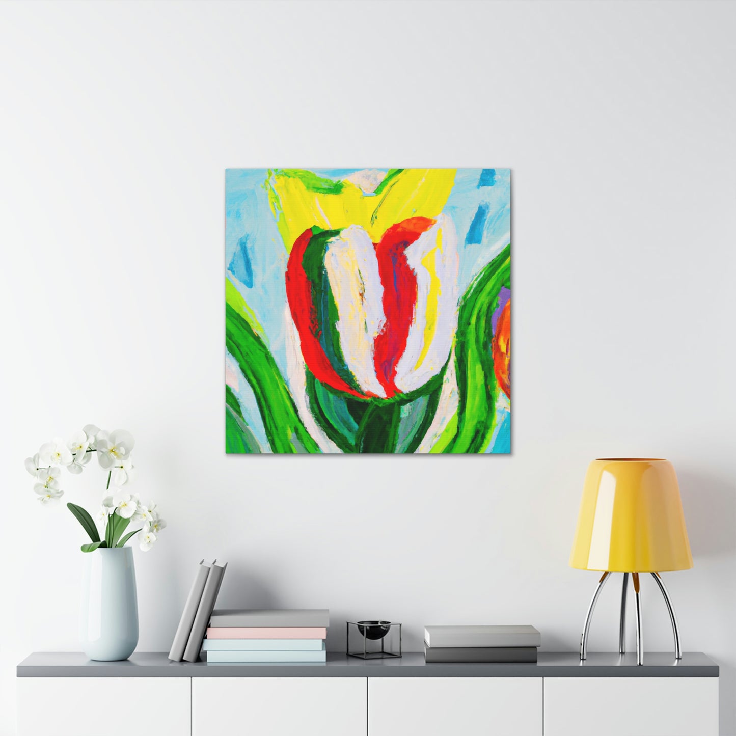 "Tulip Dance of Color" - Canvas