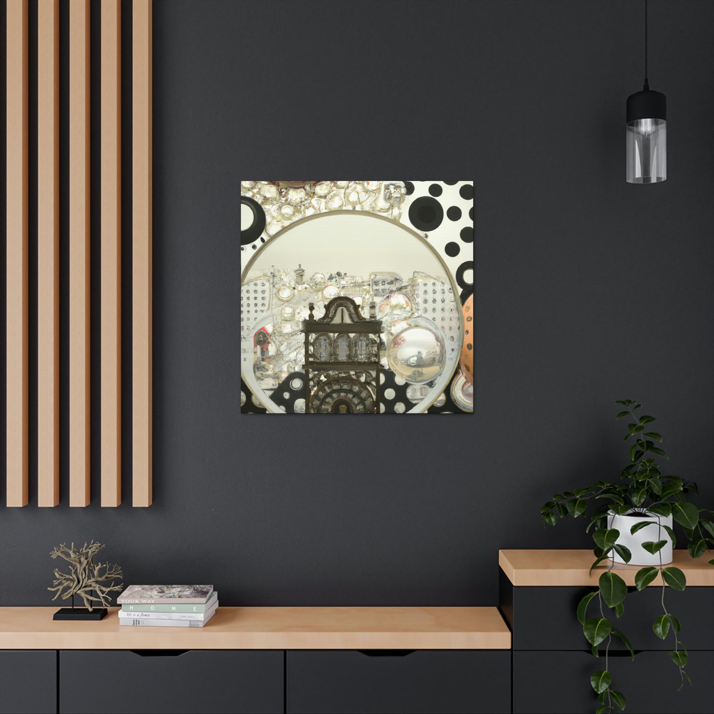 "Victorian Steampunk Scene" - Canvas