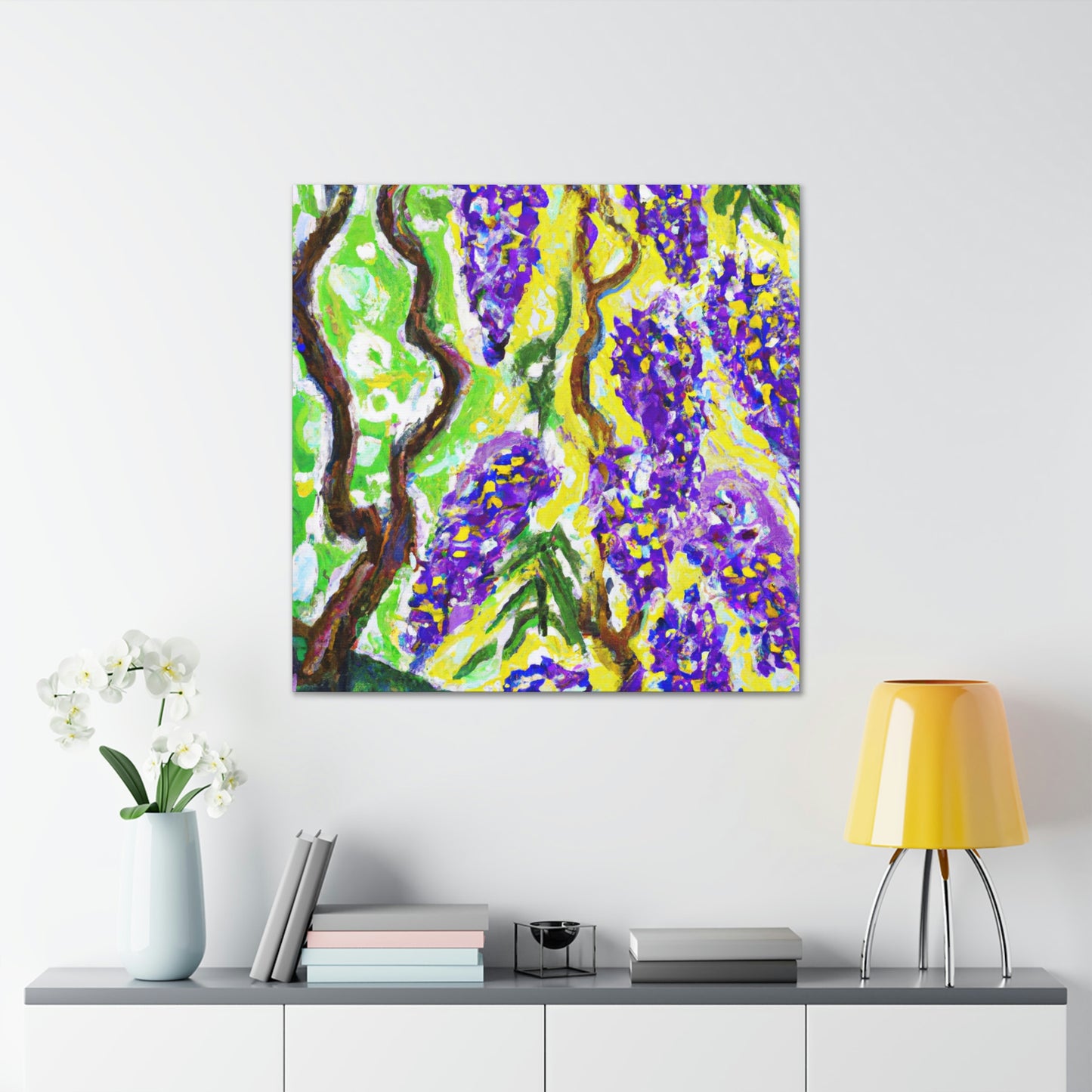 "Wisteria Eden Bloomed" - Canvas