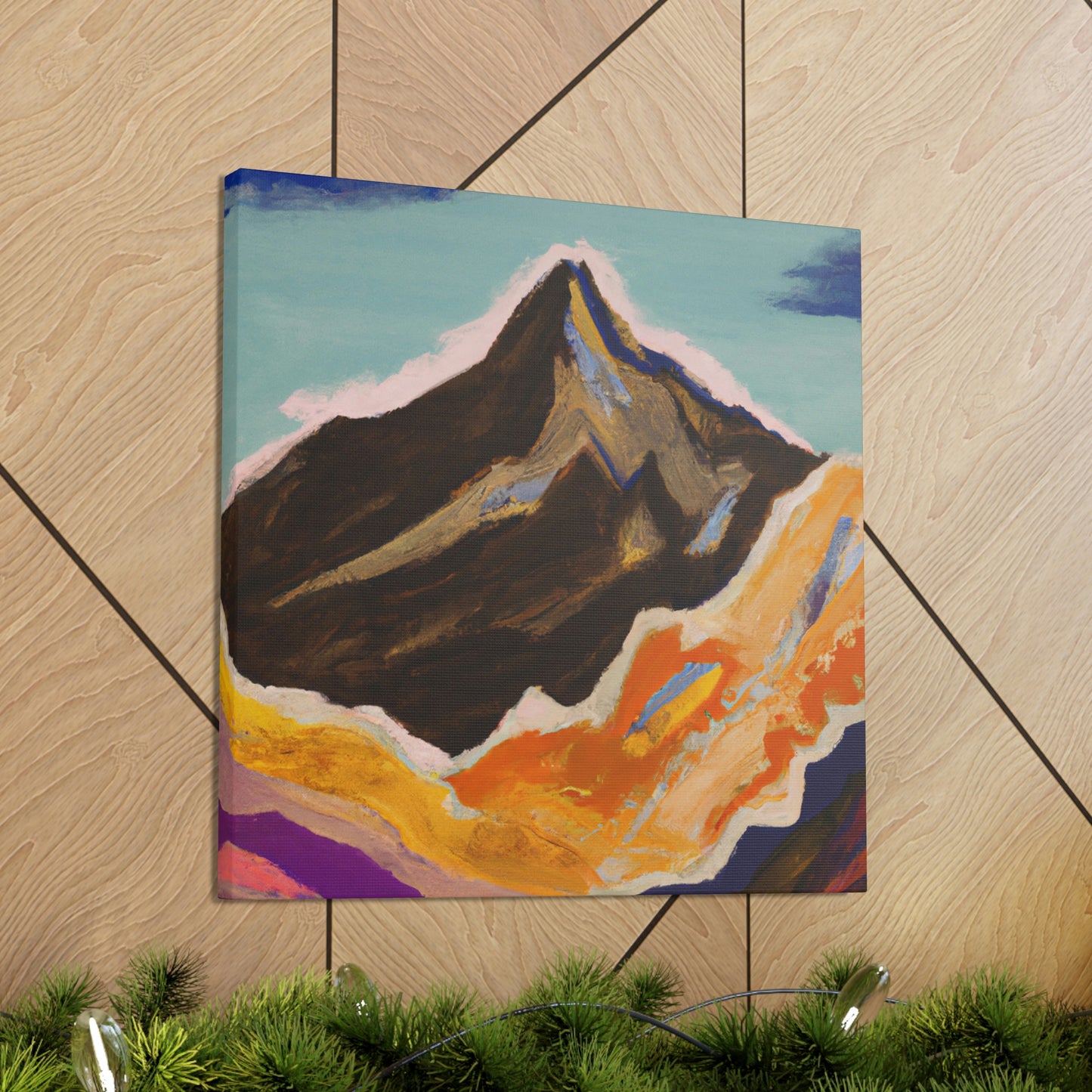 Mountains in Moonlight - Canvas