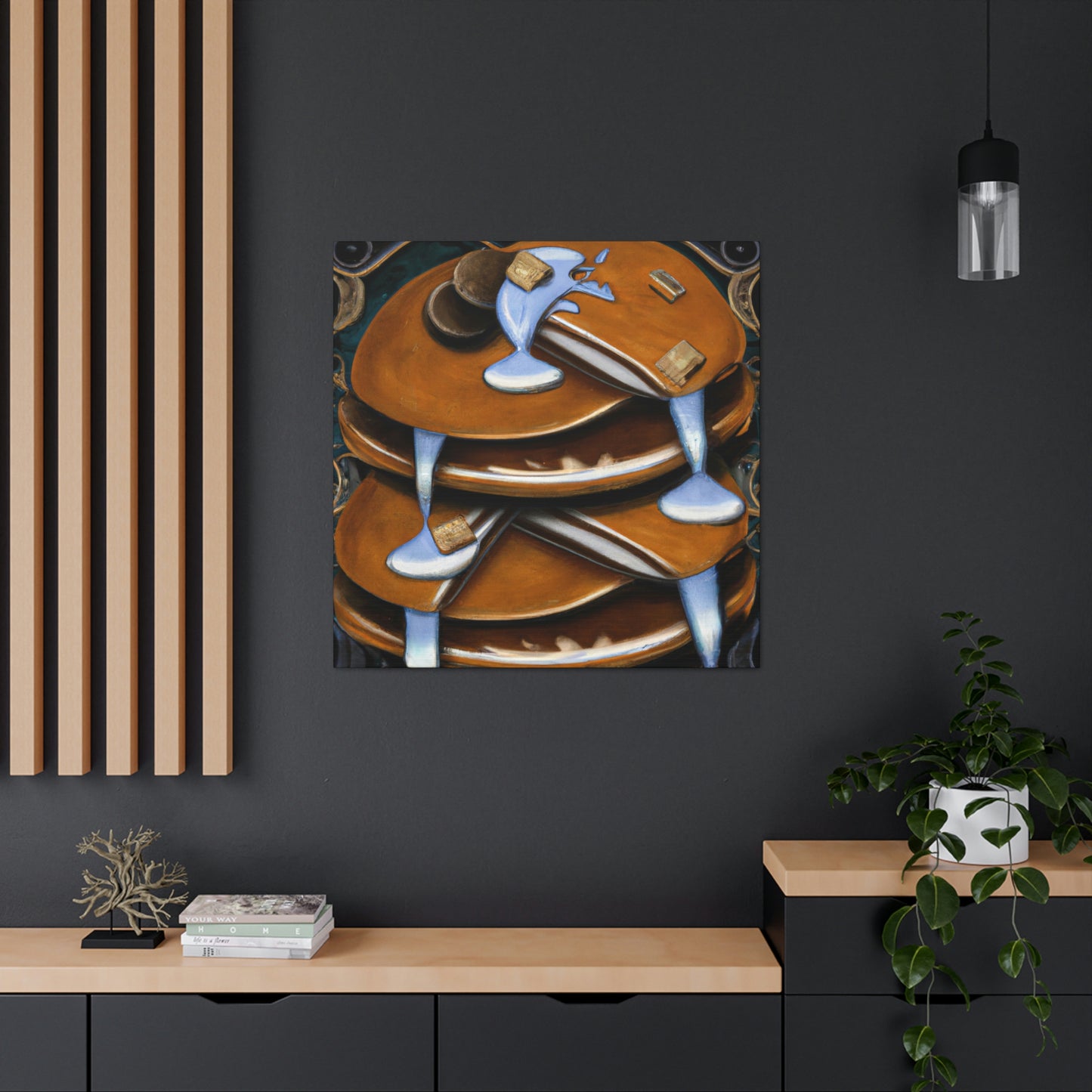 "Pancakes of the Roaring Twenties" - Canvas