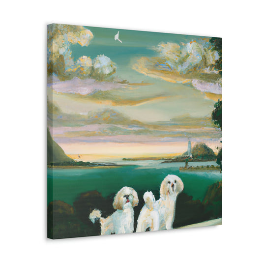 Maltese Splendor Deco - Canvas