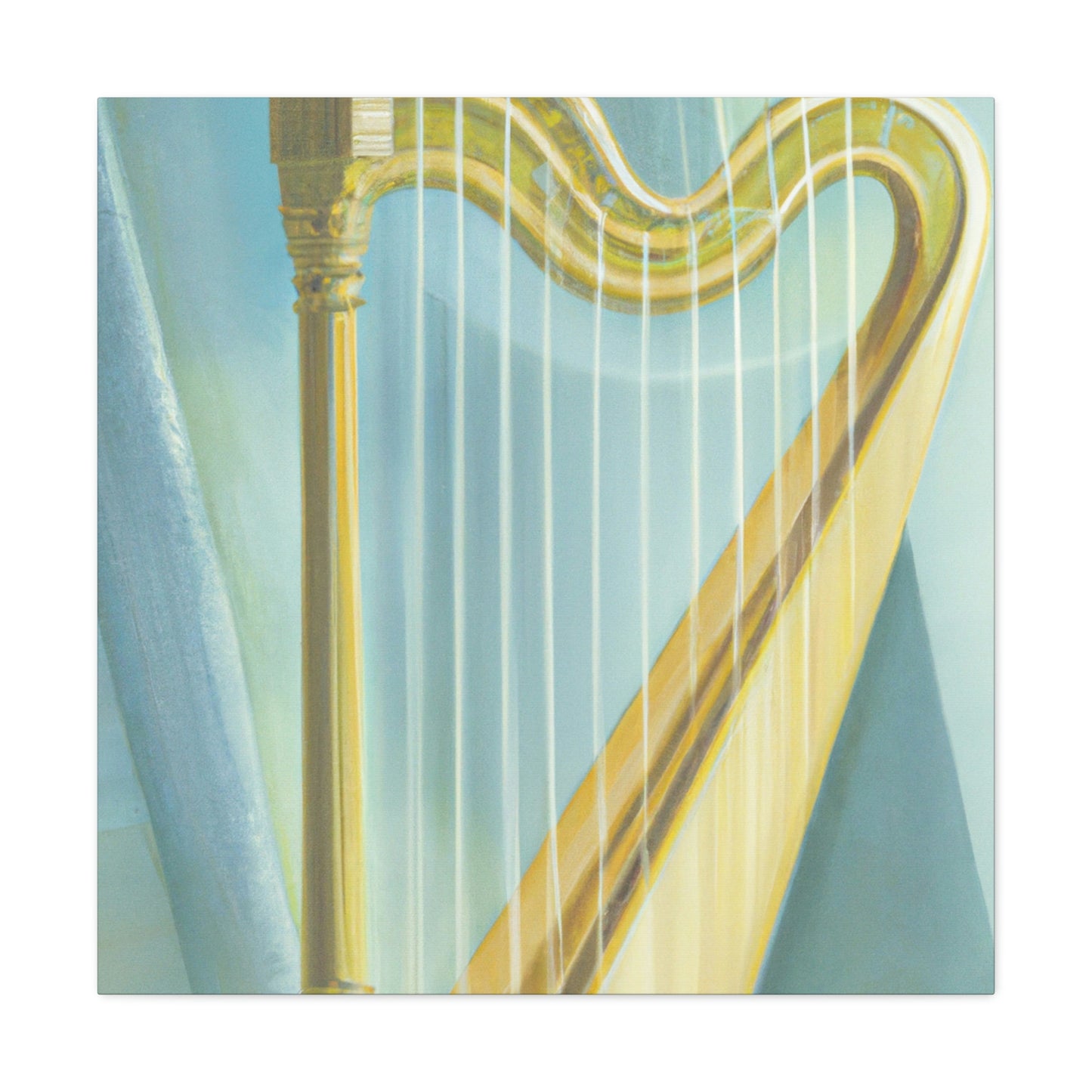 "Harp in Art Deco" - Canvas