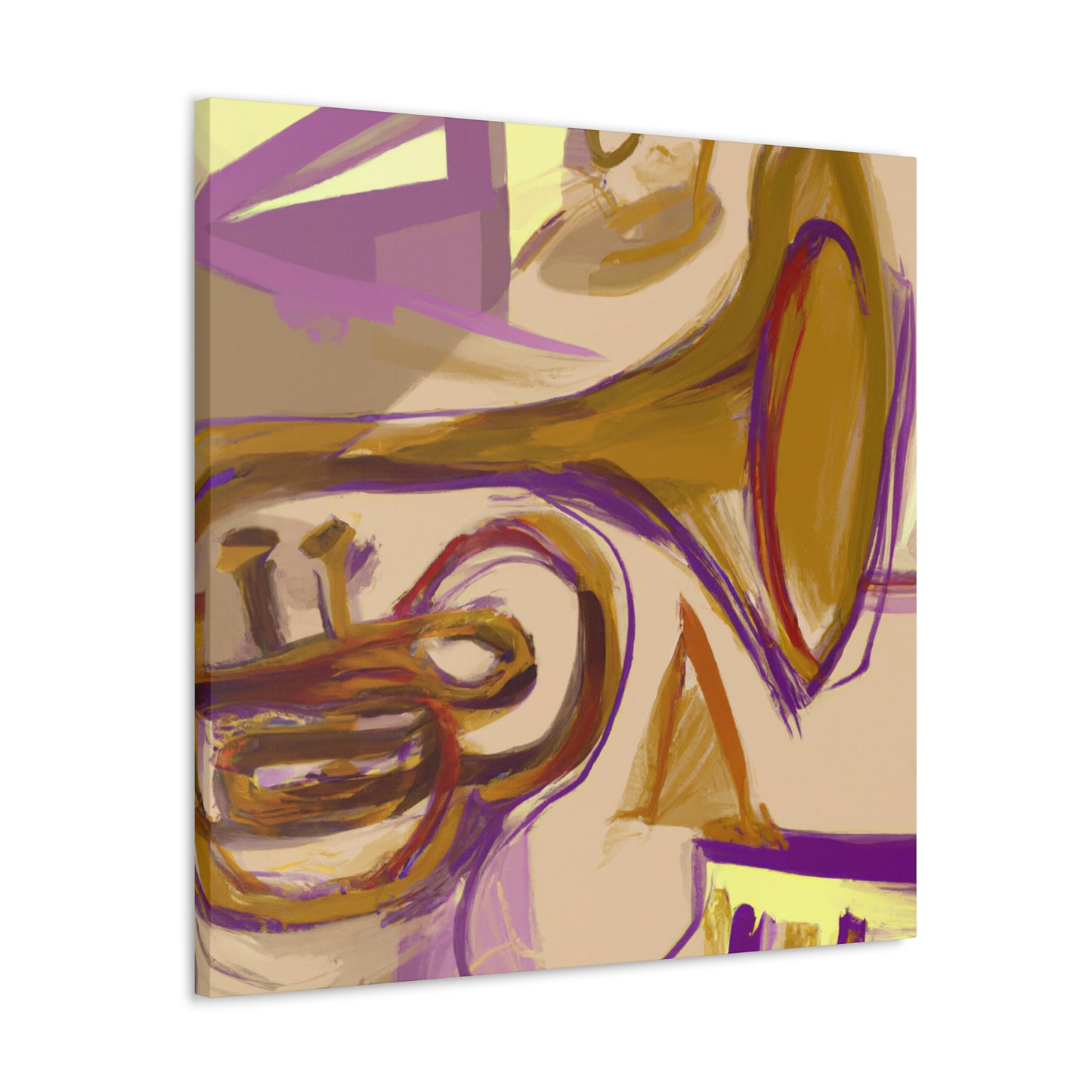 "Trombone of Expressionism" - Canvas