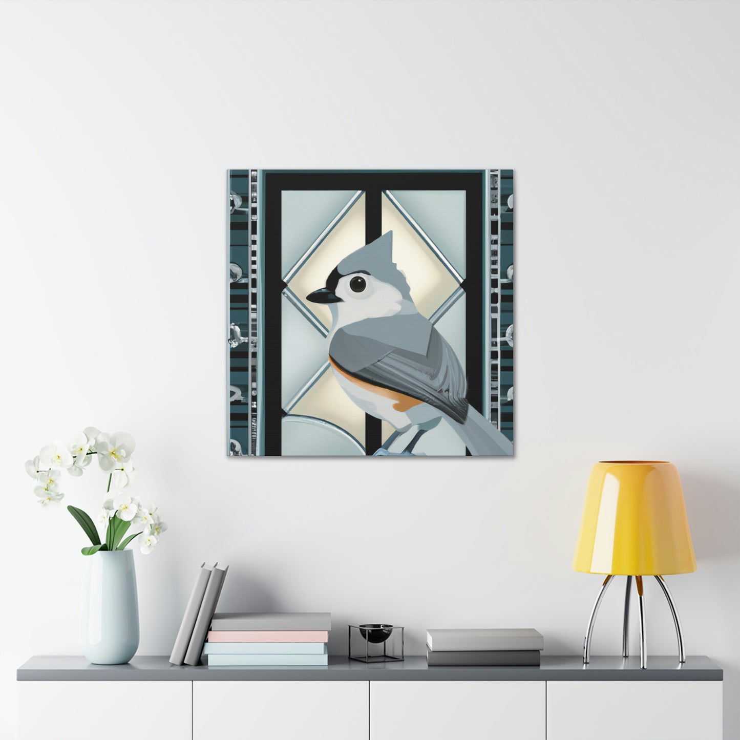 "Tufted Twenties Titmouse" - Canvas