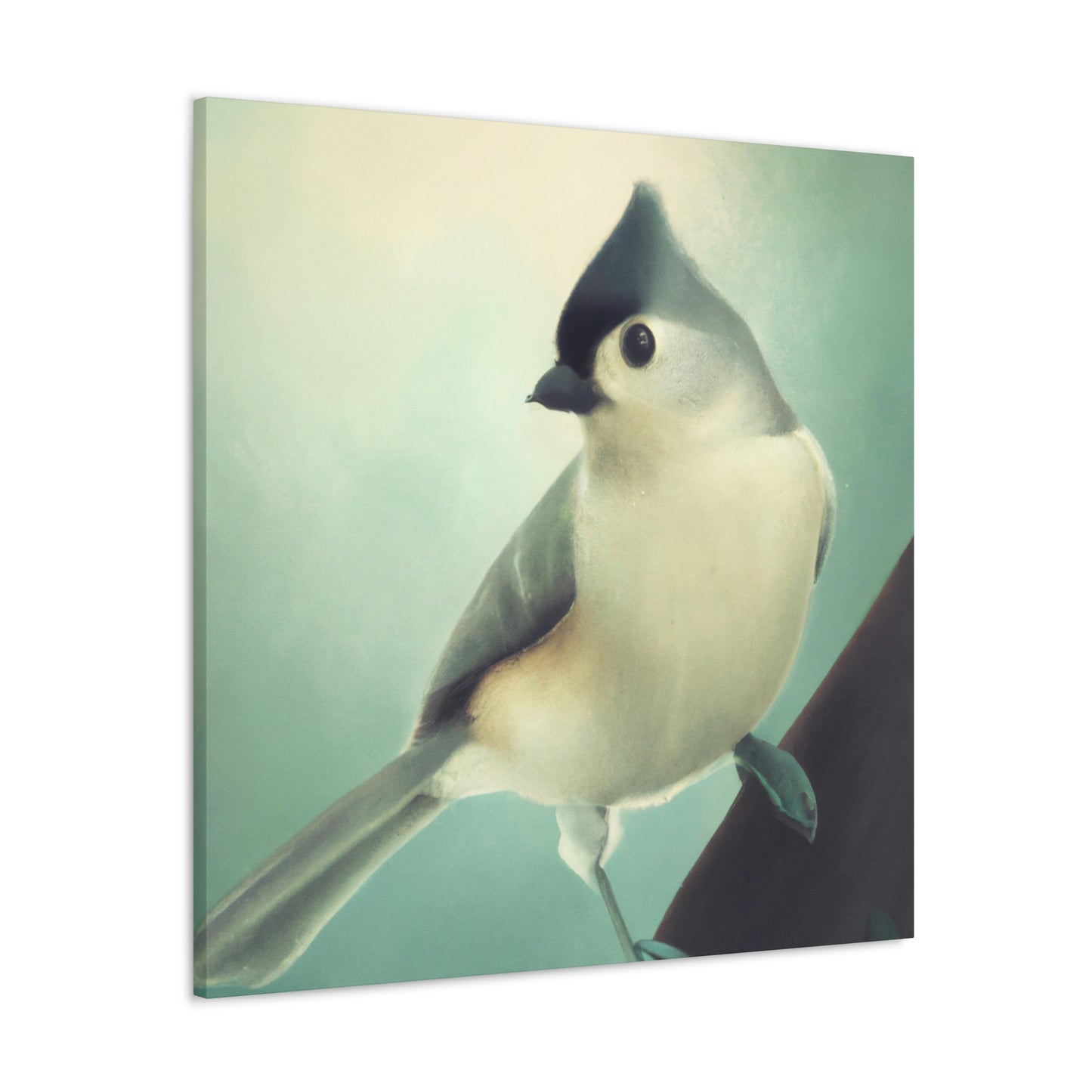 "Titmouse in Art Deco" - Canvas