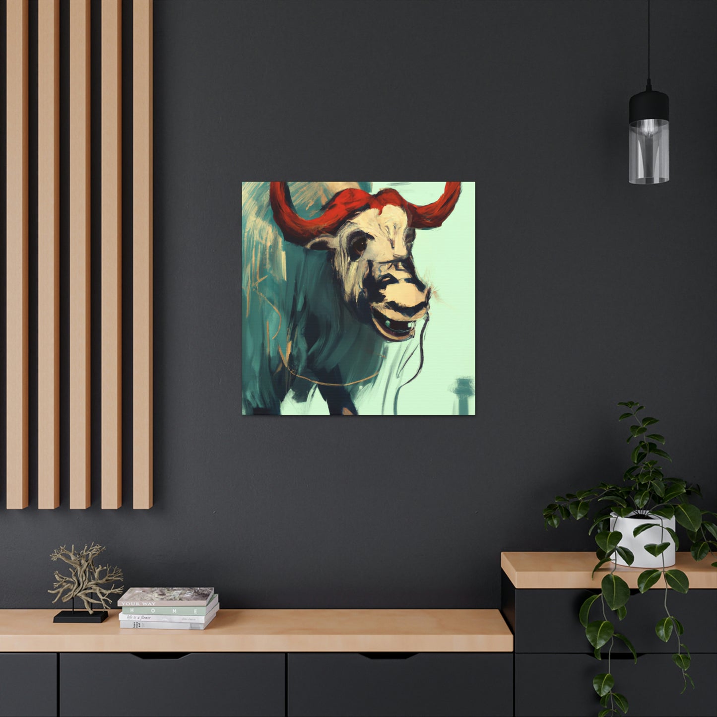 Yaks in the Wilderness - Canvas