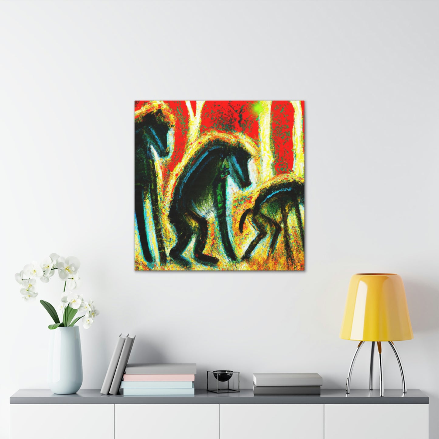 "Baboon In Expressionism" - Canvas