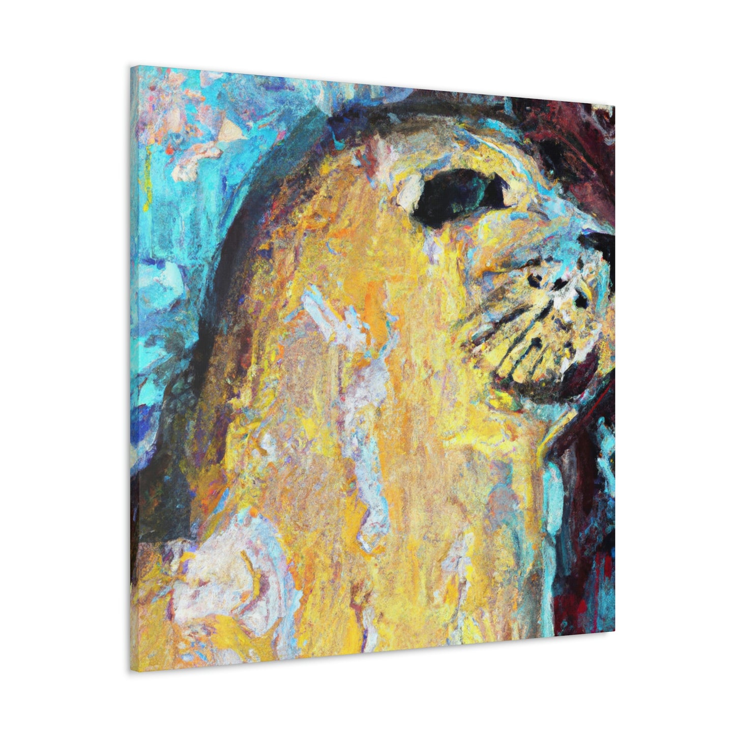 "Seal in Expressionism" - Canvas