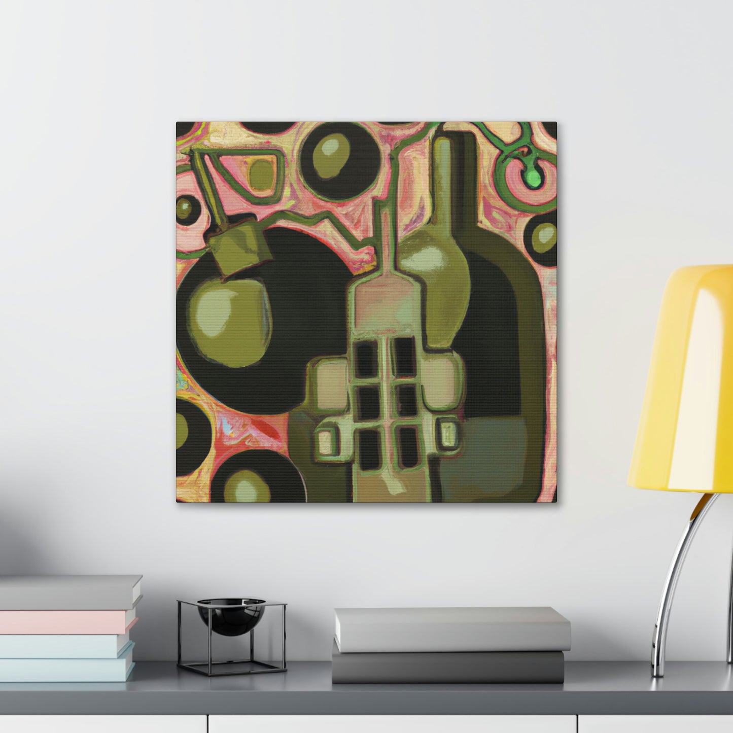 Grenades in Colorful Chaos - Canvas