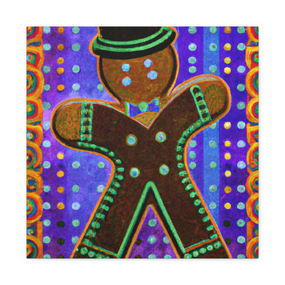 Gingerbread Man Dreaming - Canvas