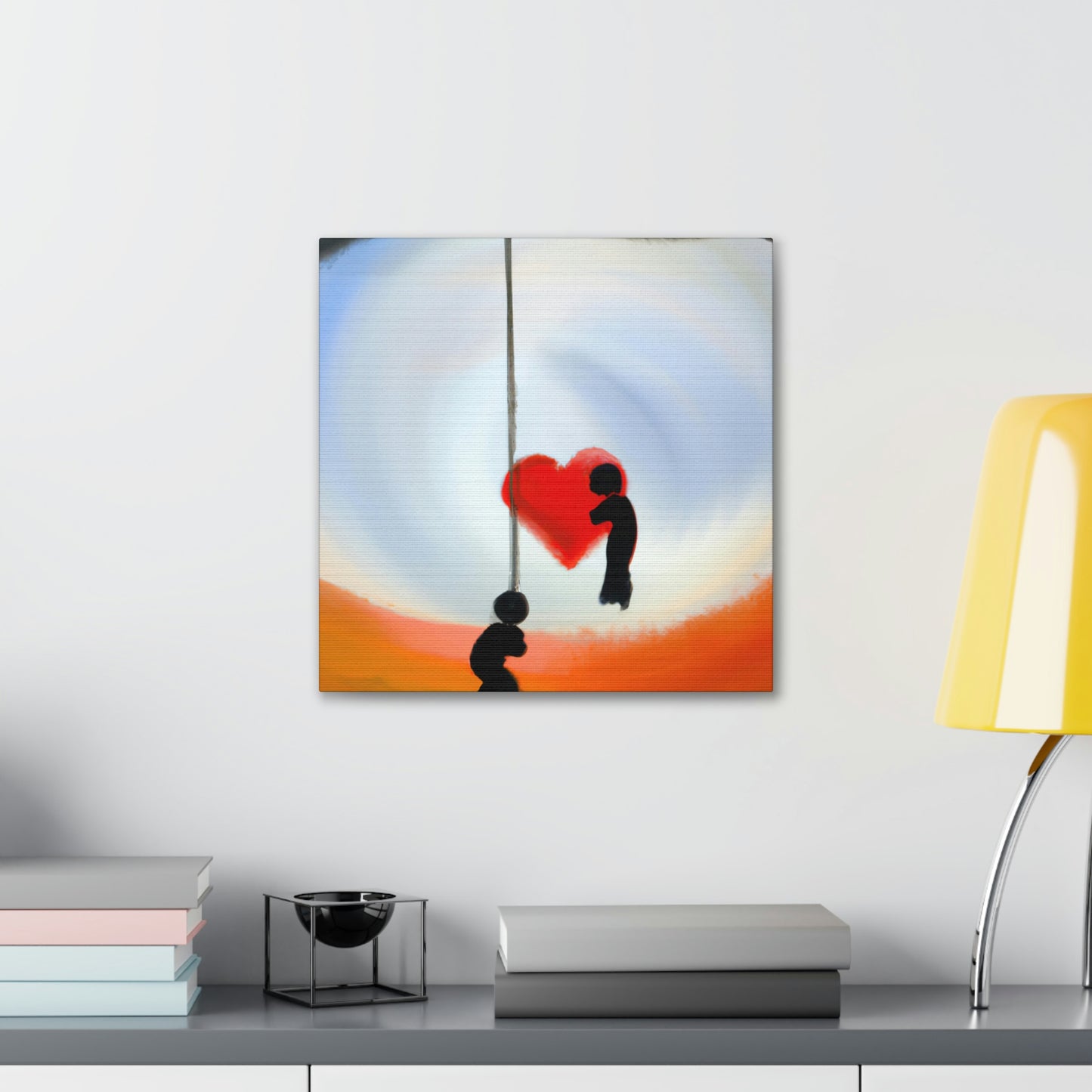 "Love Swings Serenely" - Canvas