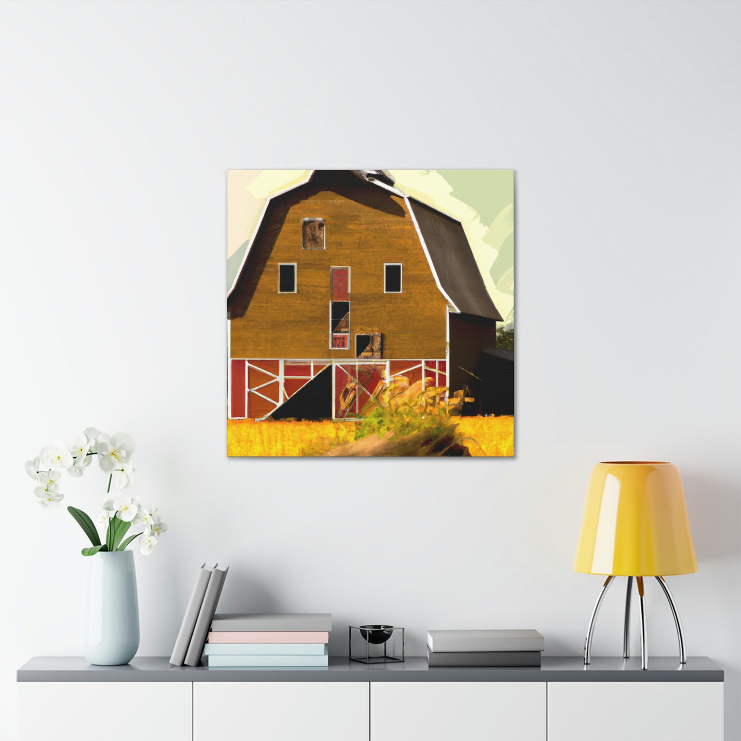 "Barn in Splendor" - Canvas