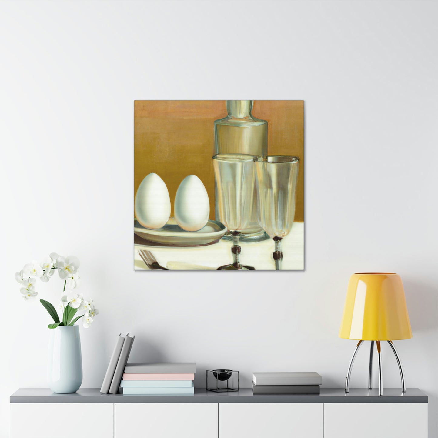 "Eggs in Art Deco". - Canvas