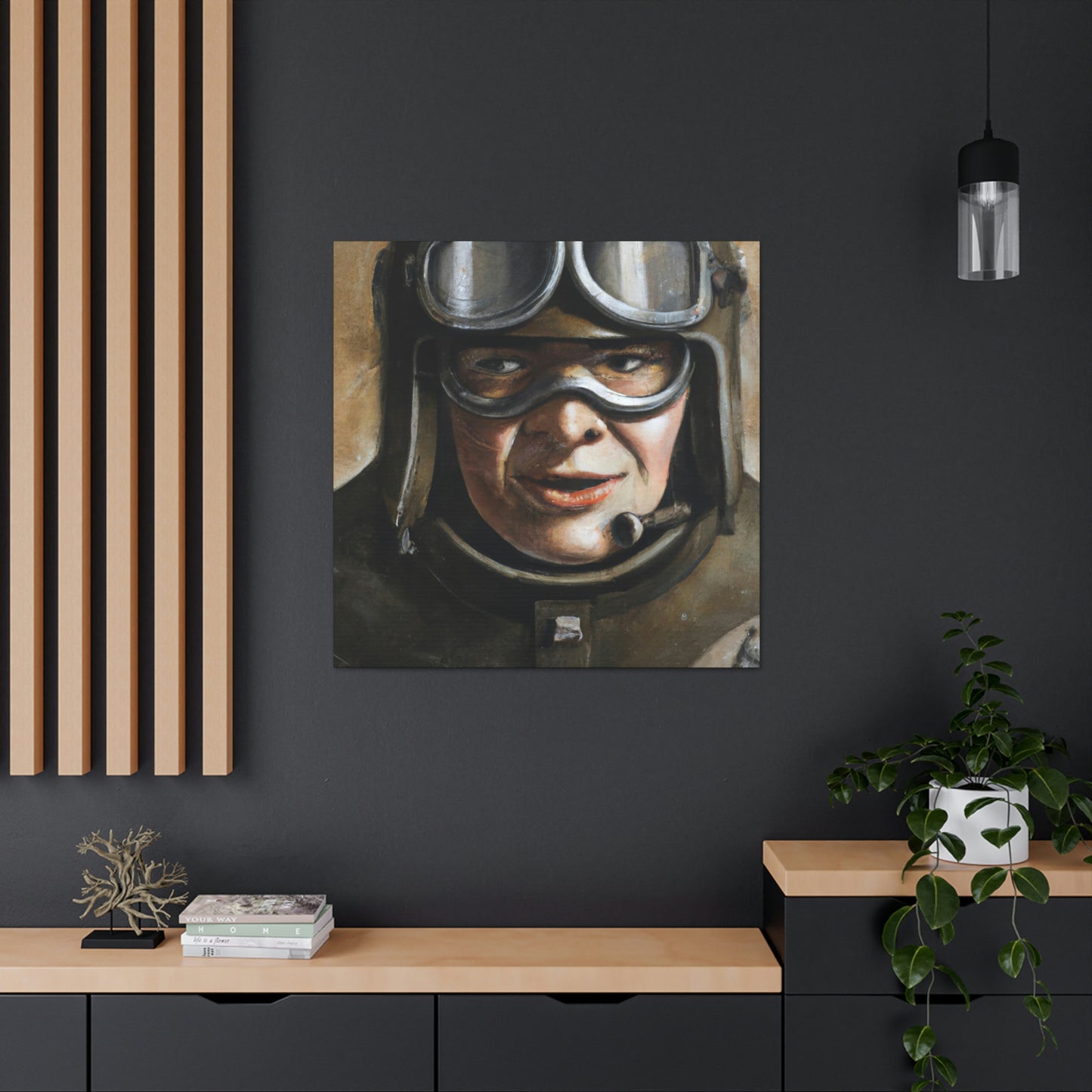 Aviator's Flight Triumph - Canvas