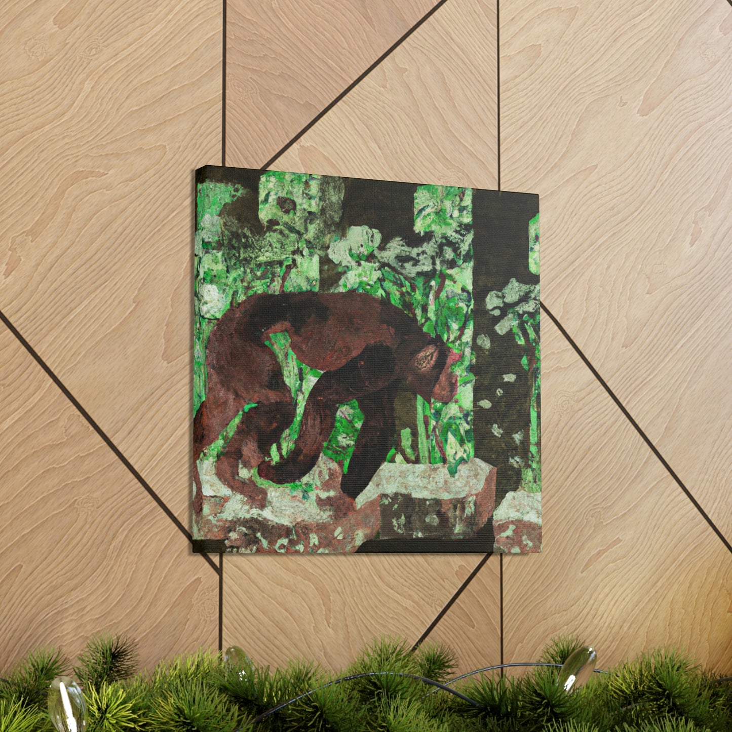 Chimpanzee Art Deco - Canvas