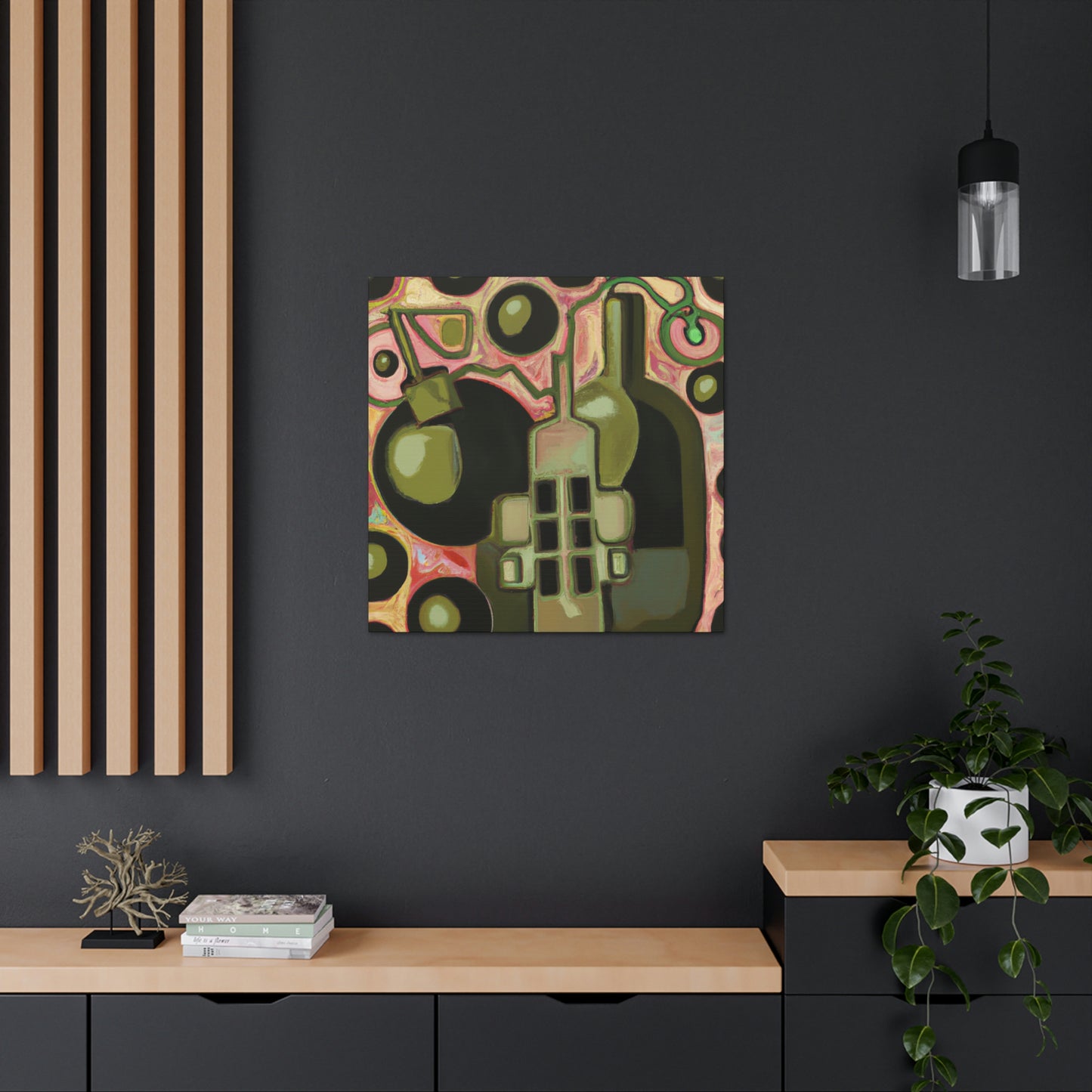 Grenades in Colorful Chaos - Canvas