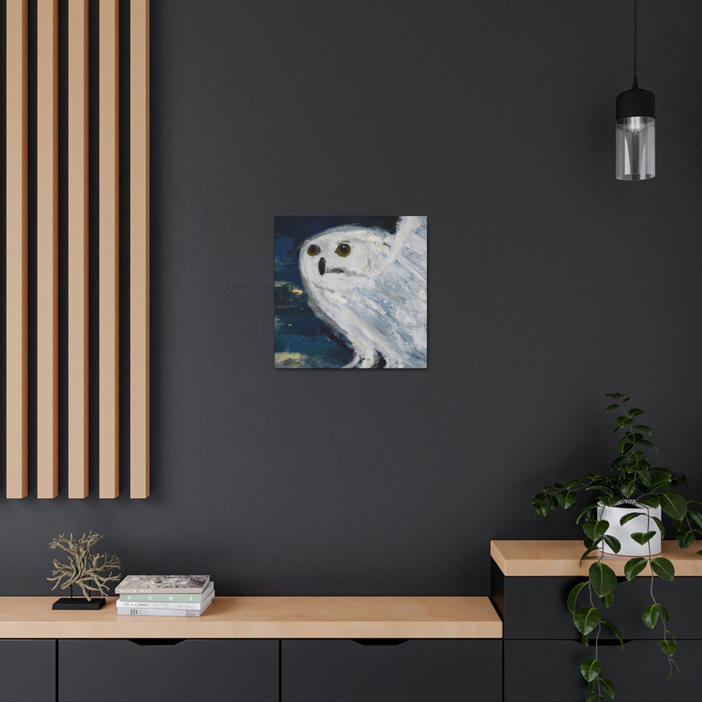 Snowy Owl Majesty - Canvas