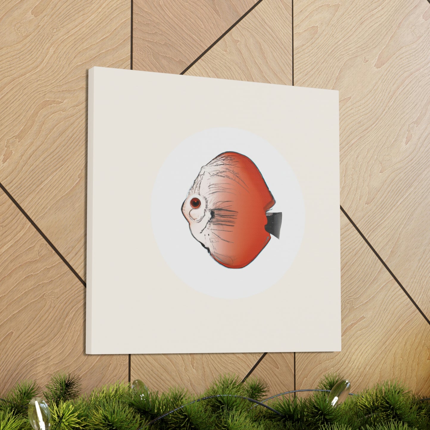 Serene Sunlit Discus - Canvas