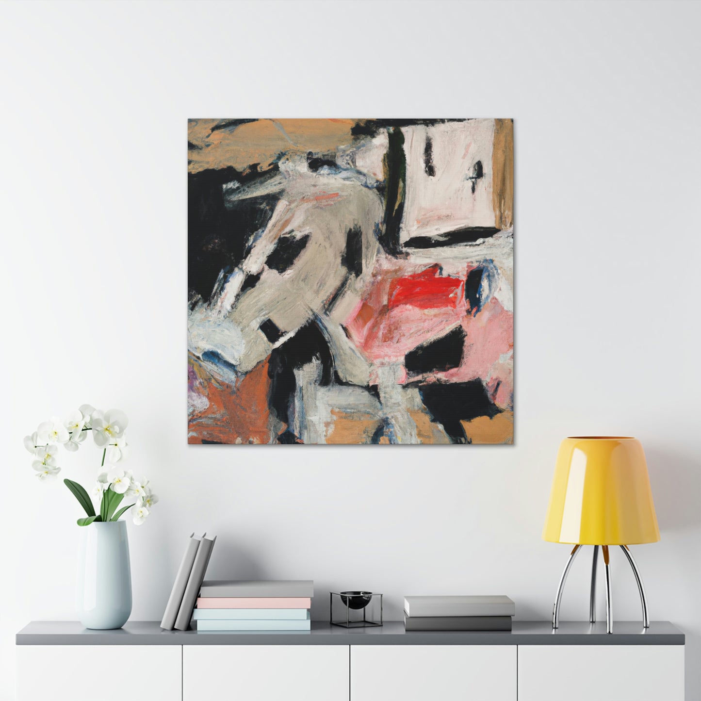 Cavalryman in Motion - Canvas