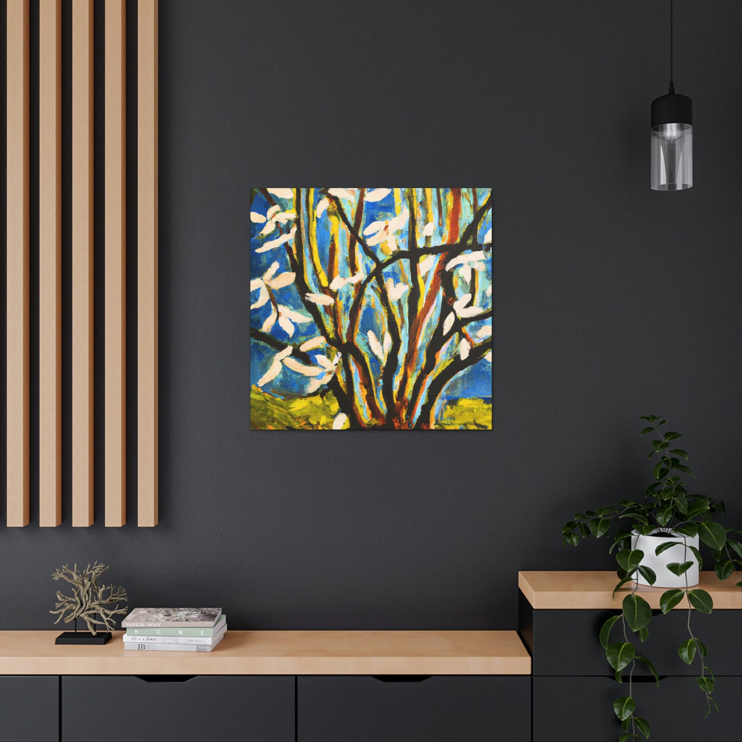 Dogwood in Expressionism - Canvas