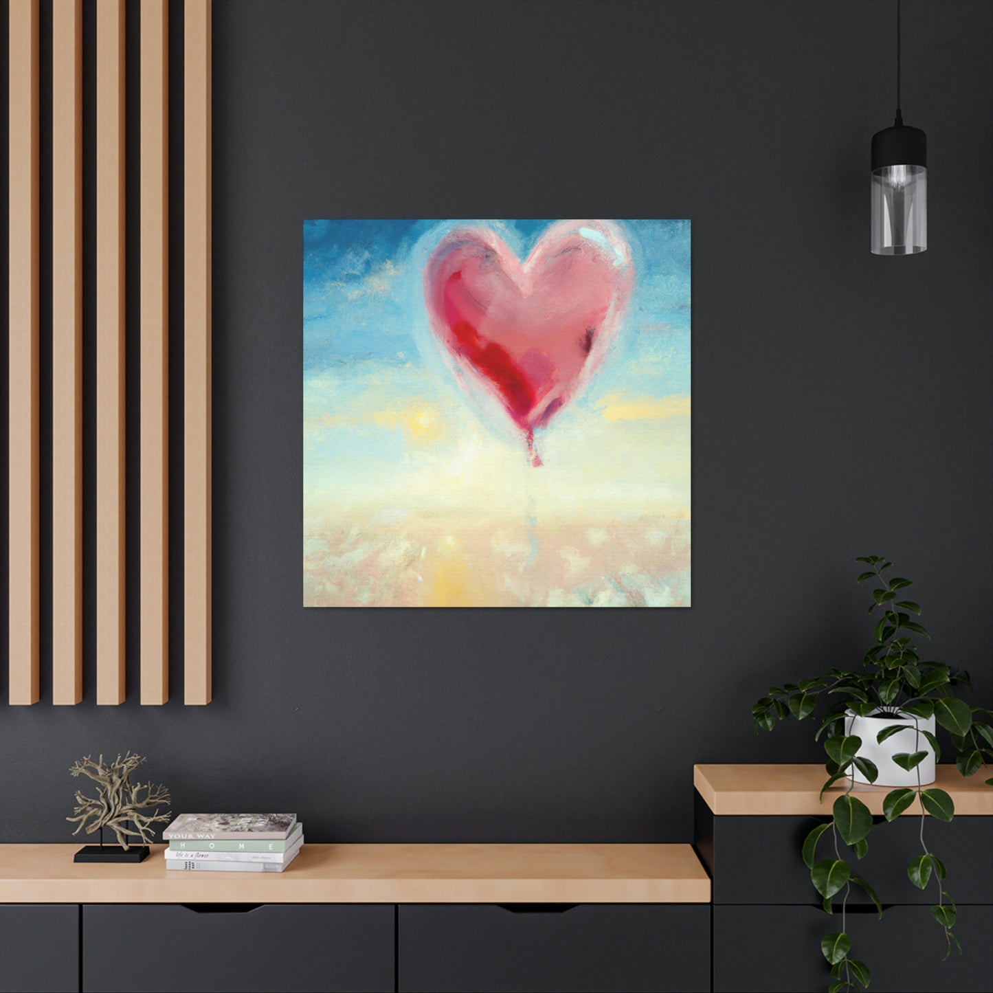 "Heart in the Air" - Canvas