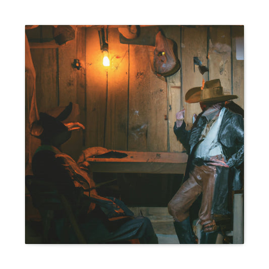 Saloon at Twilight - Canvas