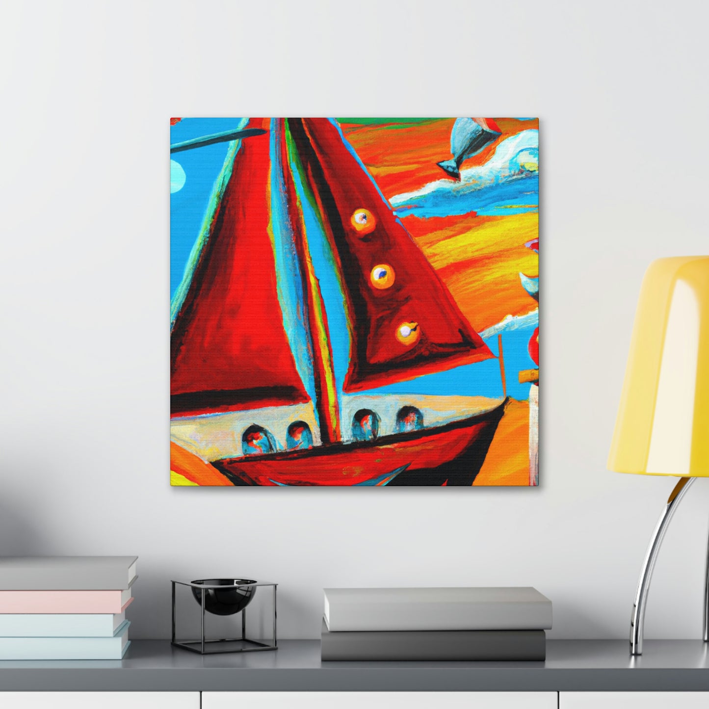 Sailboat in Dreamscape - Canvas